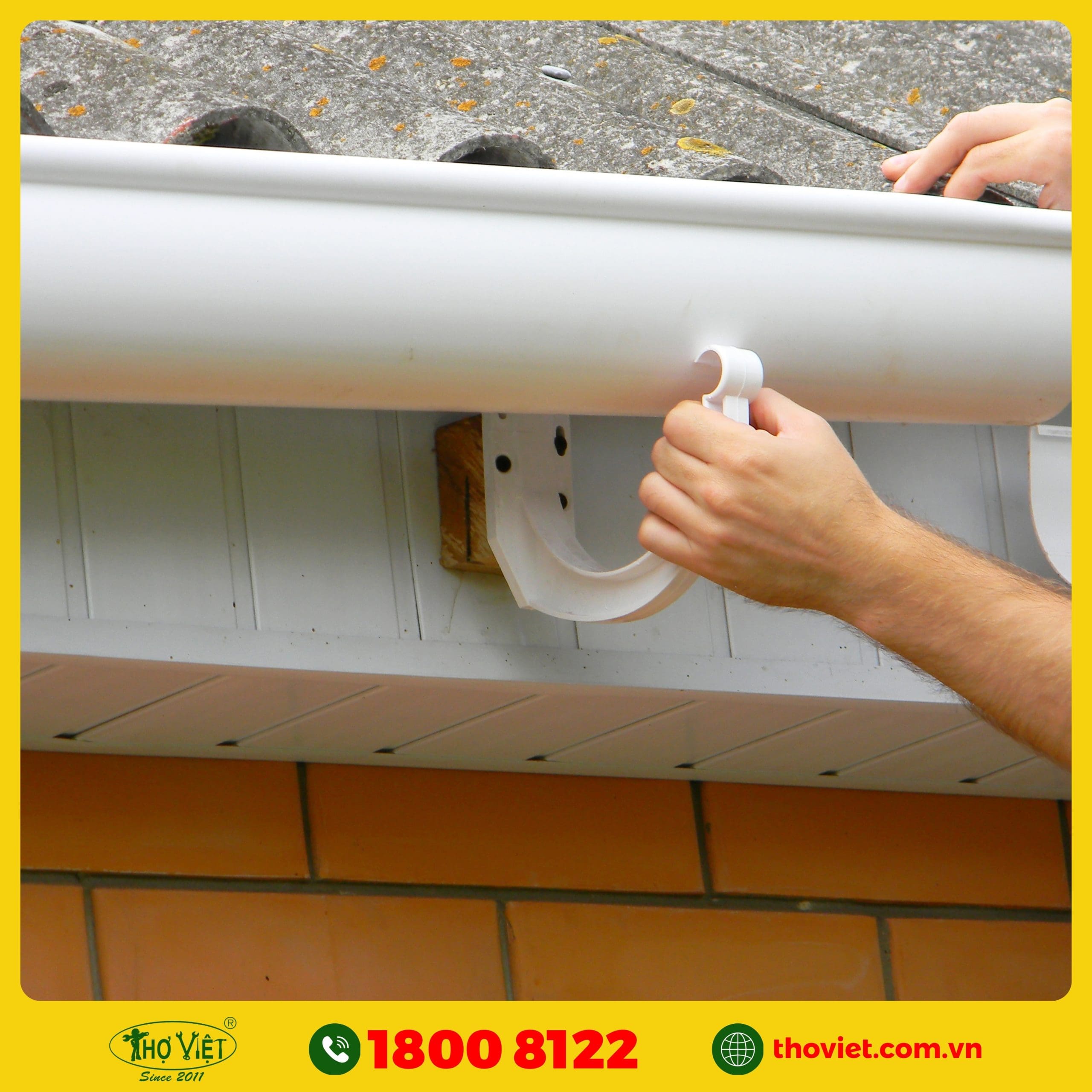 dịch vụ thi công máng xối