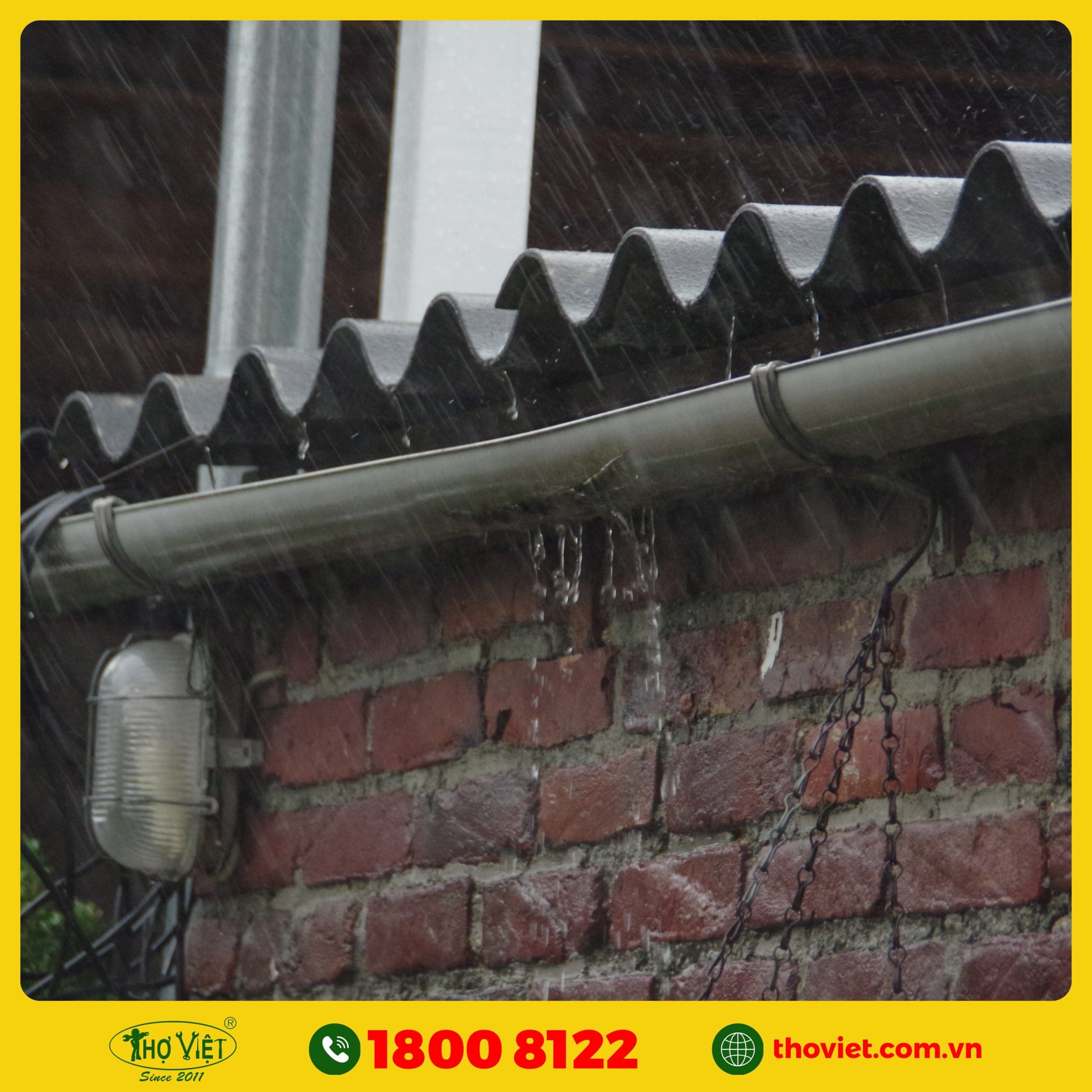 dịch vụ thi công máng xối