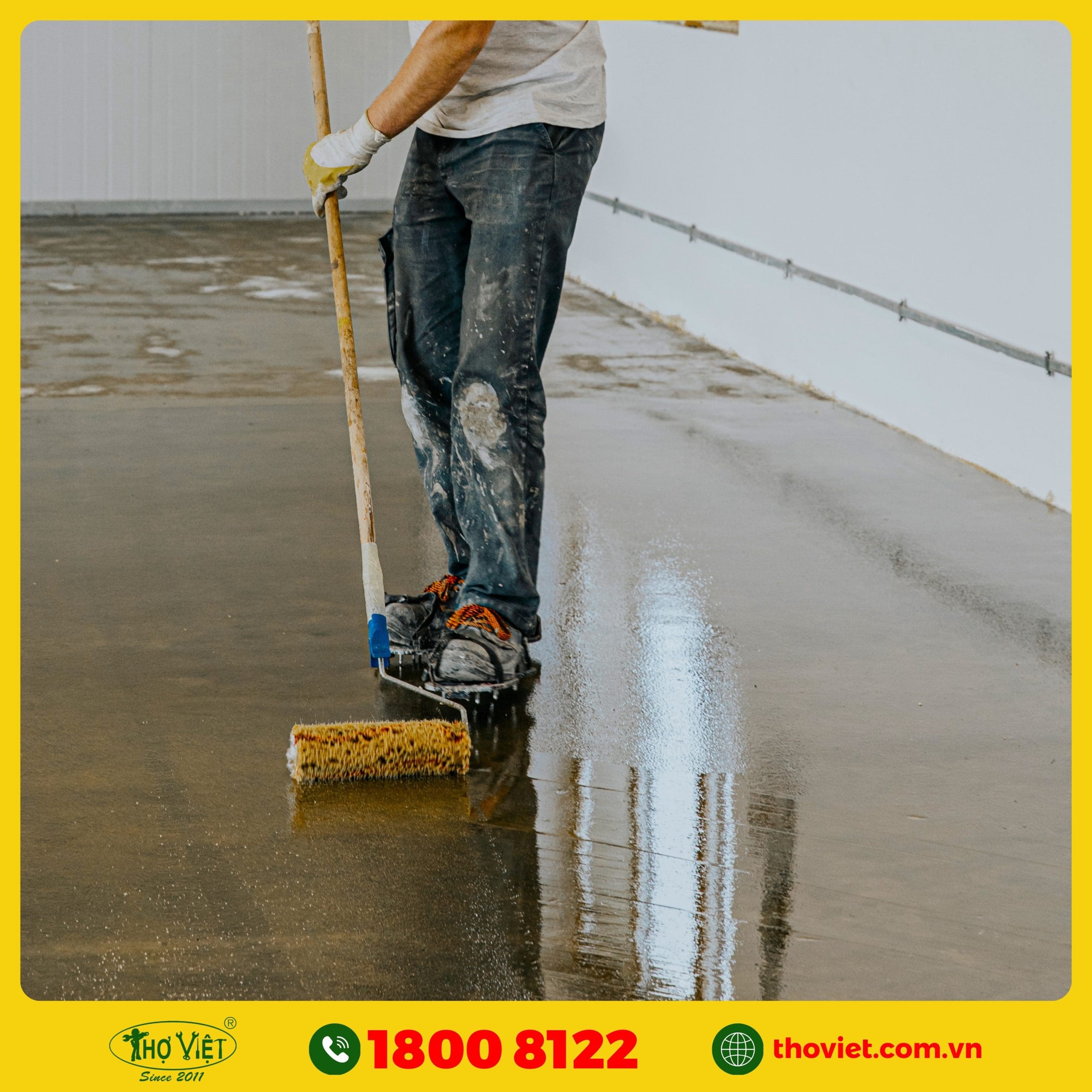 dịch vụ thi công sơn sàn Epoxy