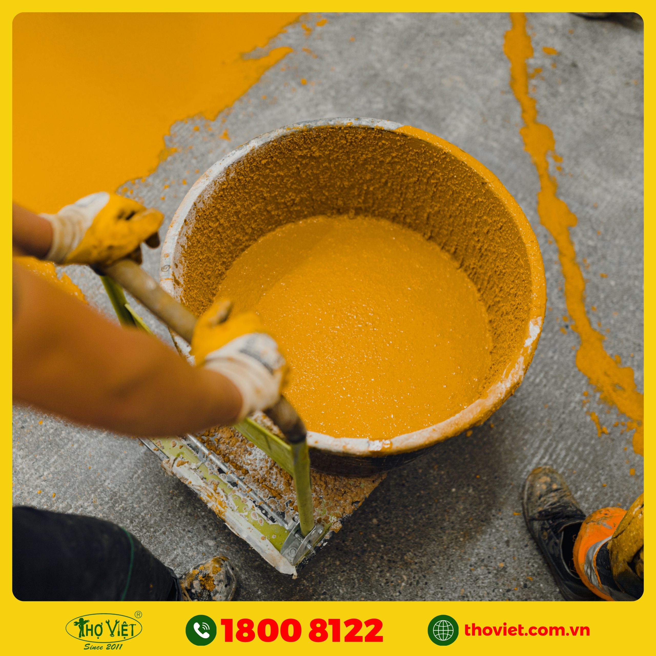 dịch vụ thi công sơn sàn Epoxy