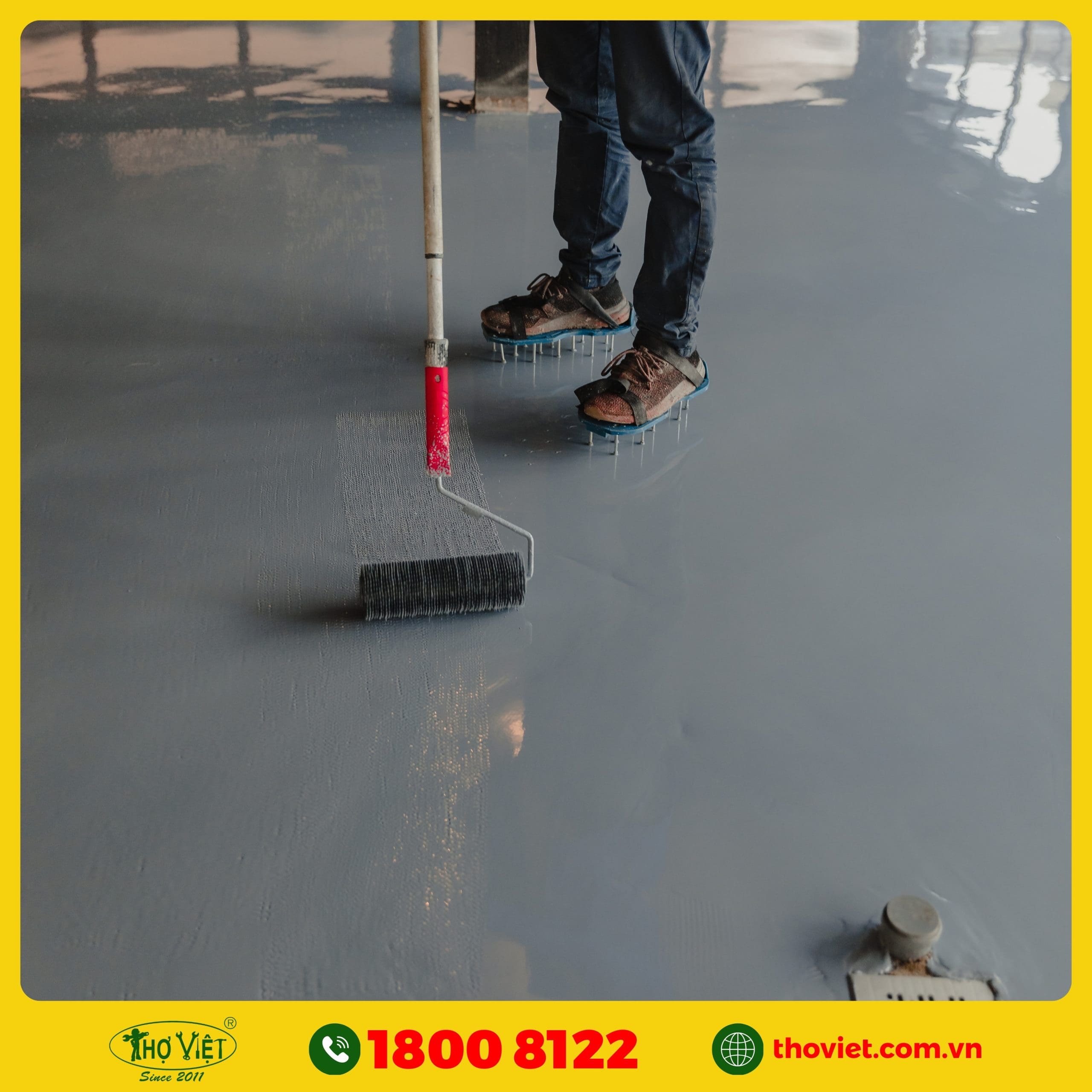 dịch vụ thi công sơn sàn Epoxy