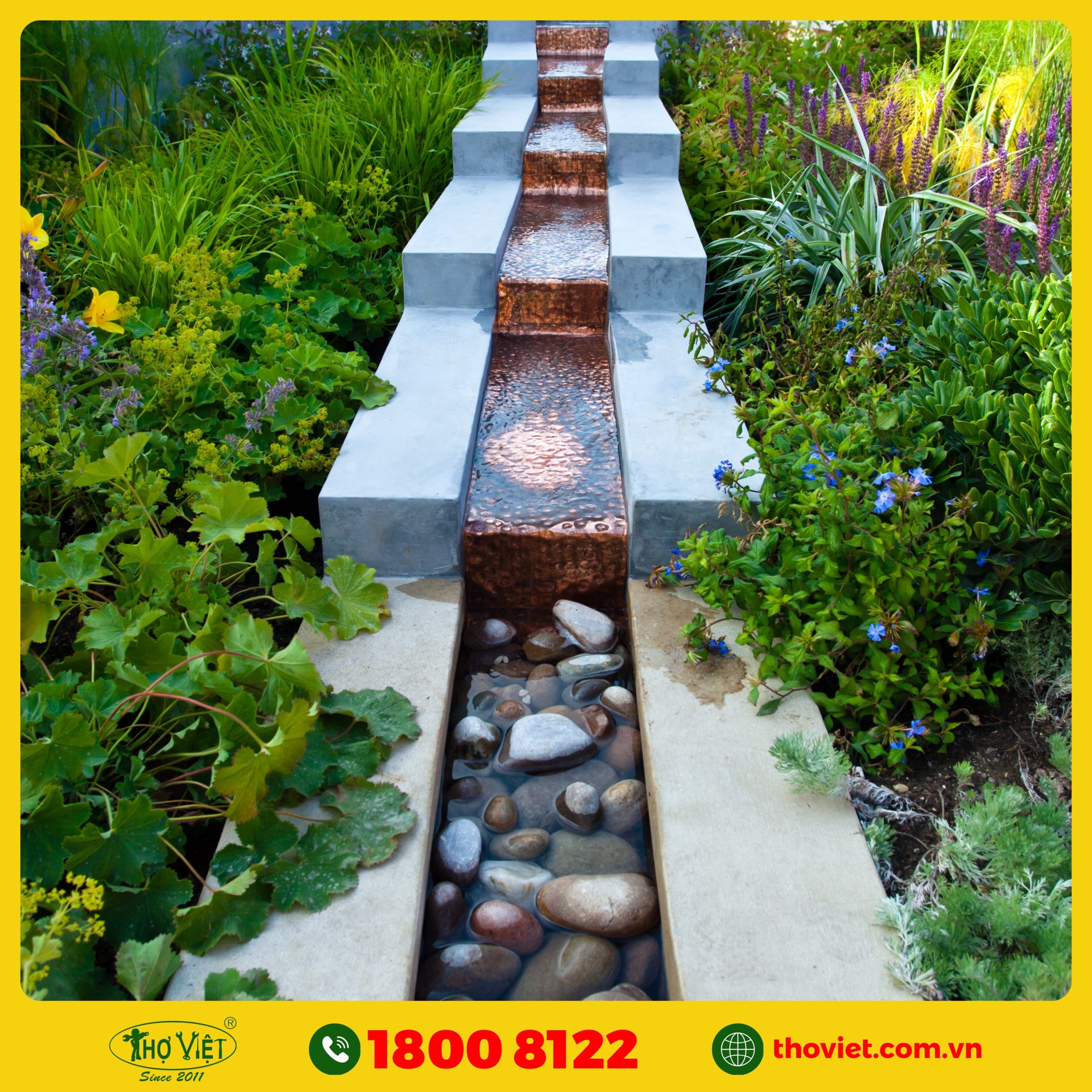 dịch vụ thi công tiểu cảnh sân vườn