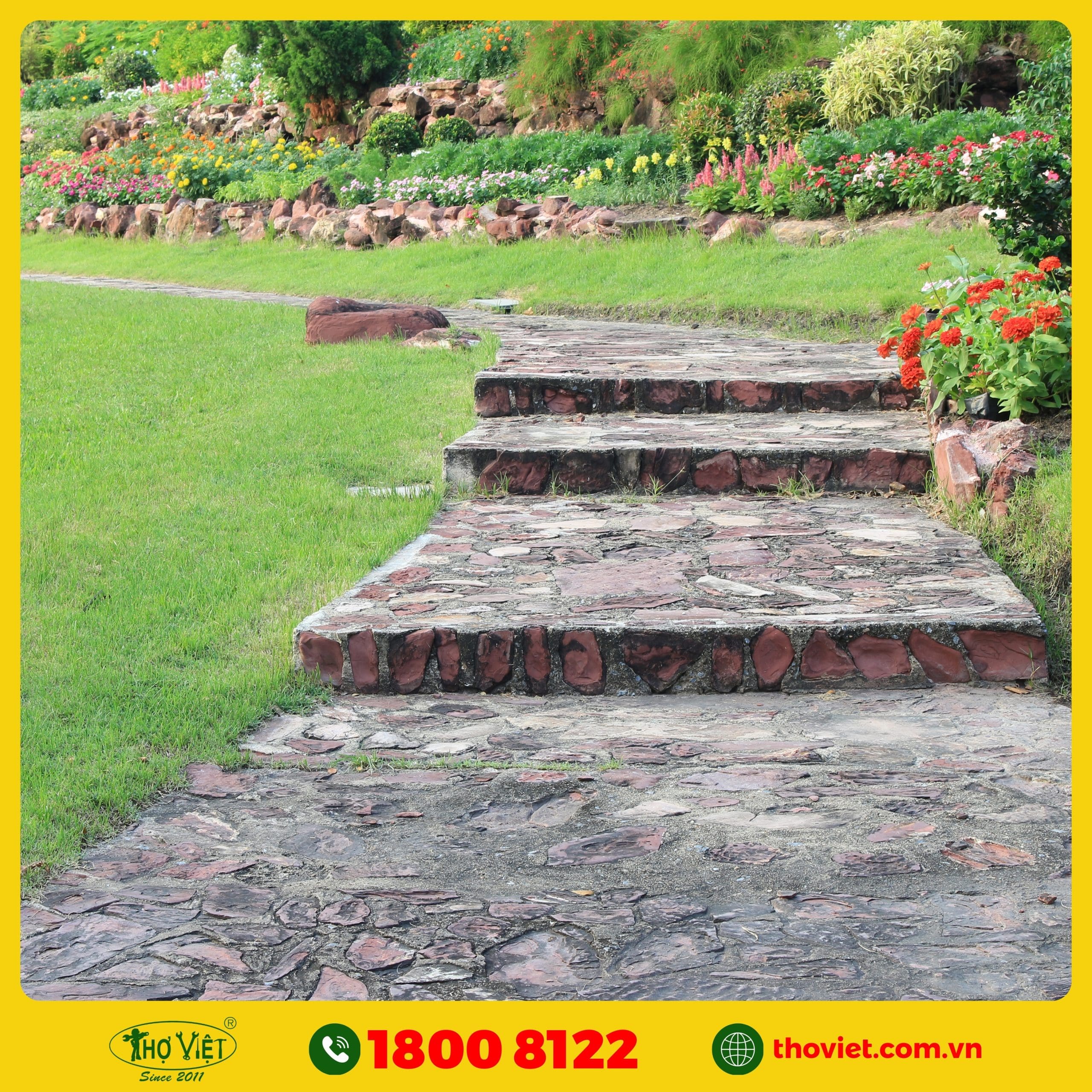 dịch vụ thi công tiểu cảnh sân vườn