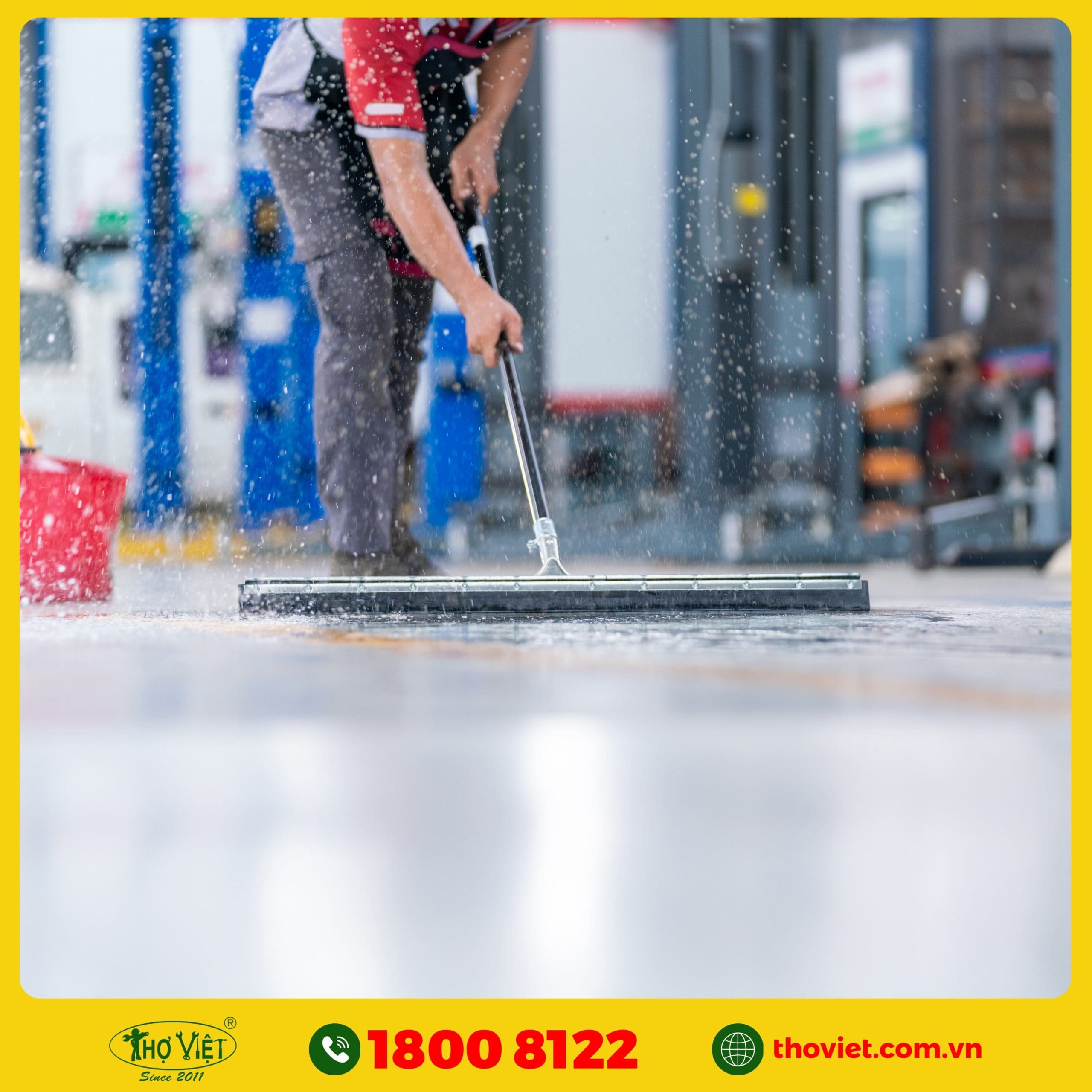 dịch vụ vệ sinh sàn Epoxy