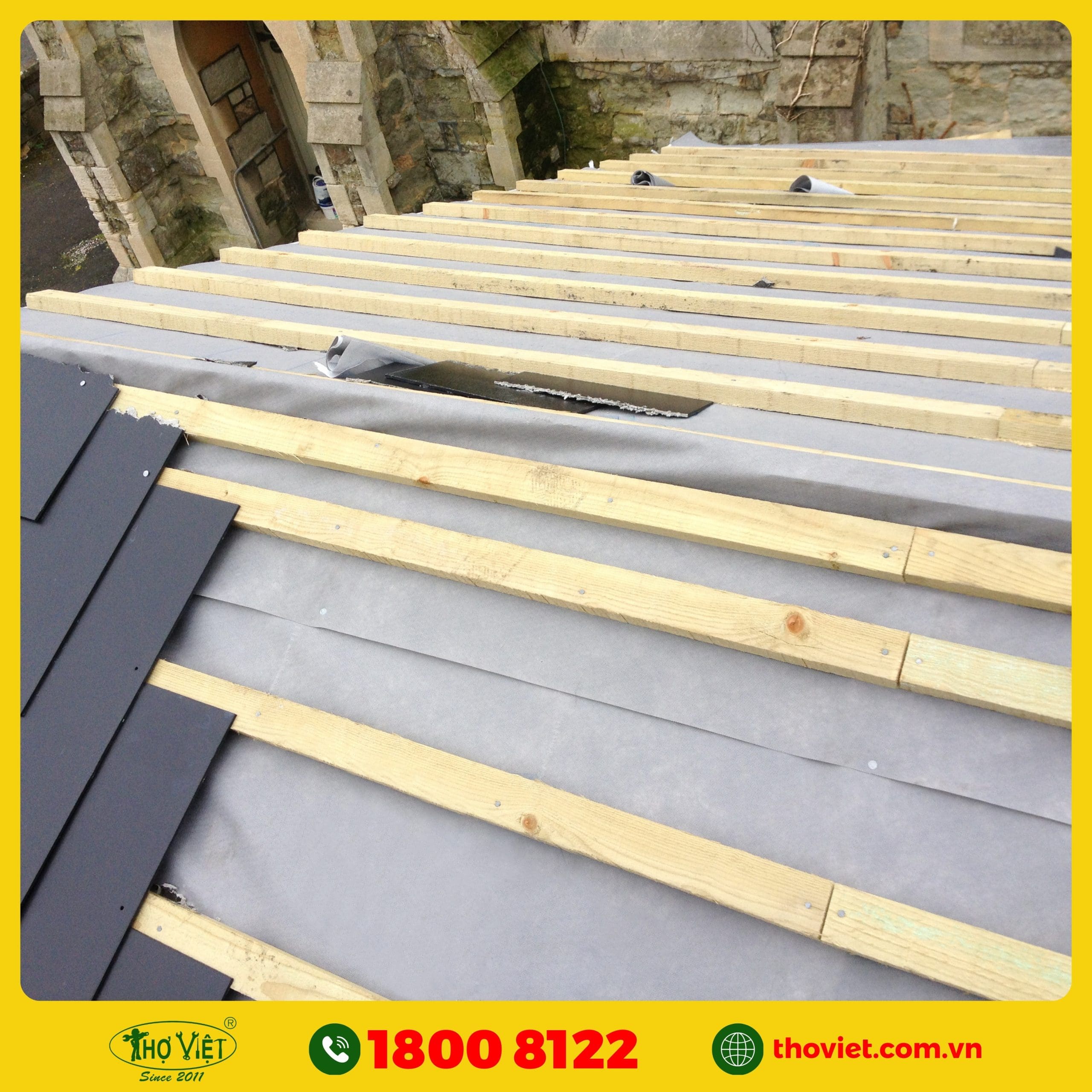 chọn Thợ Việt thay mái tôn