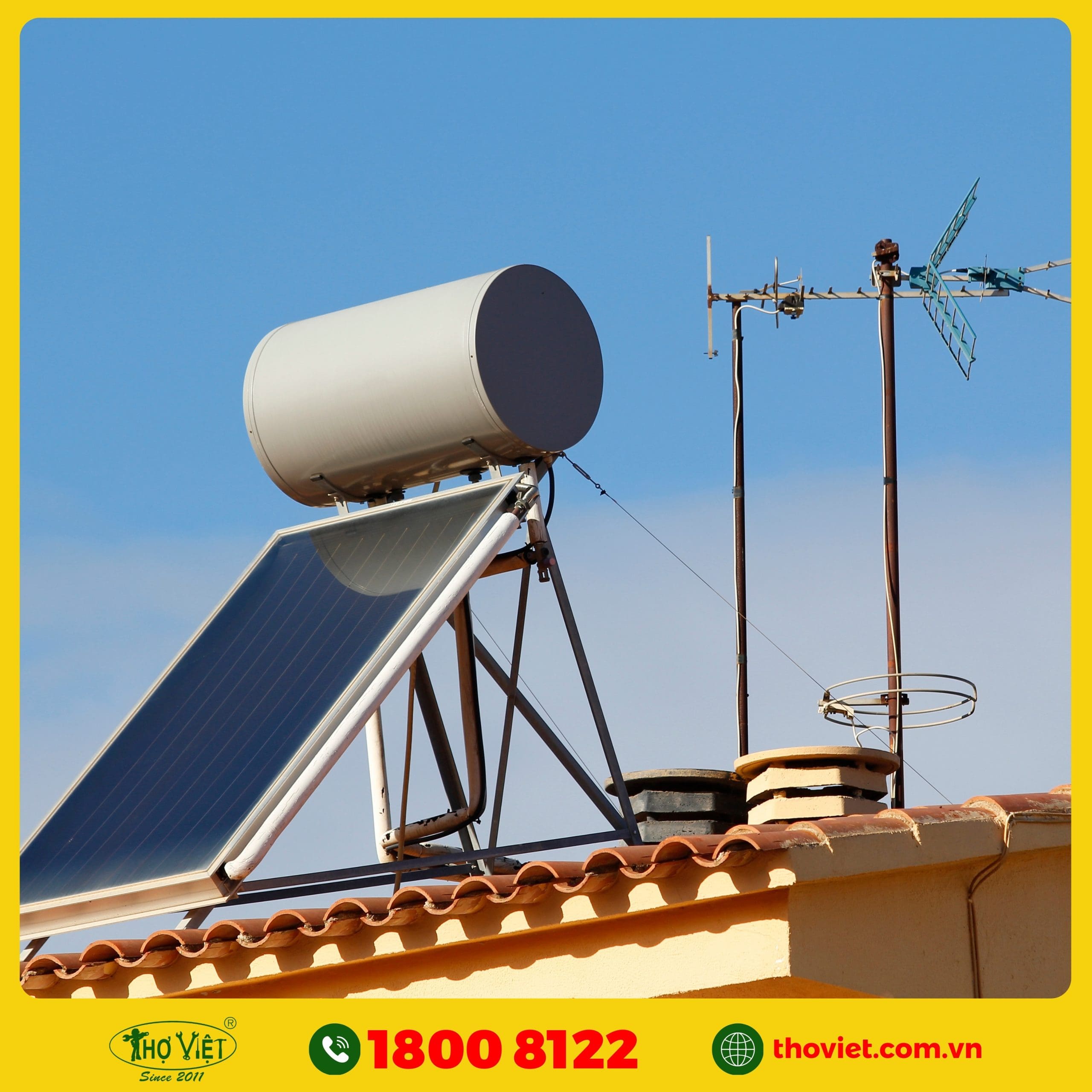 nên chọn Thợ Việt lắp đặt máy nước nóng năng lượng mặt trời