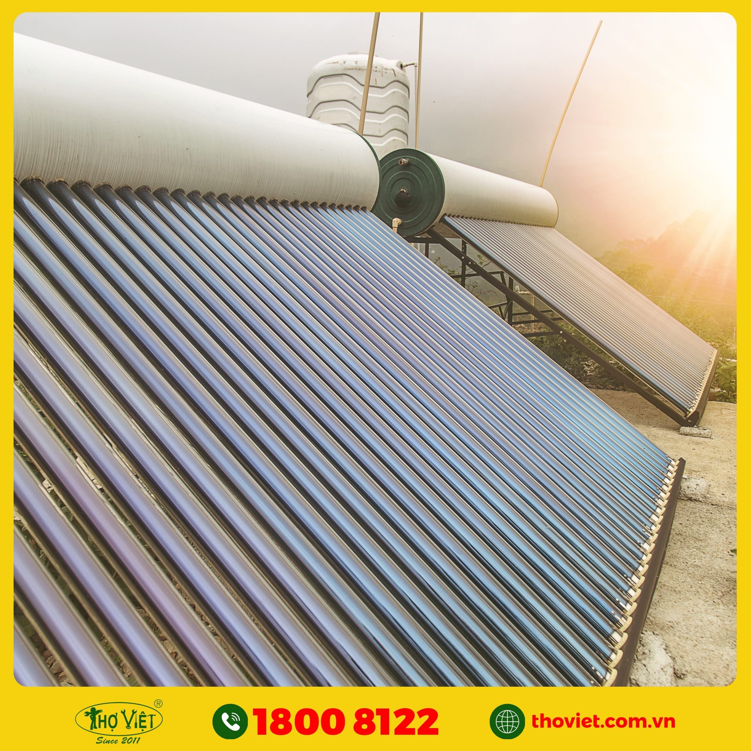 nên chọn Thợ Việt lắp đặt máy nước nóng năng lượng mặt trời