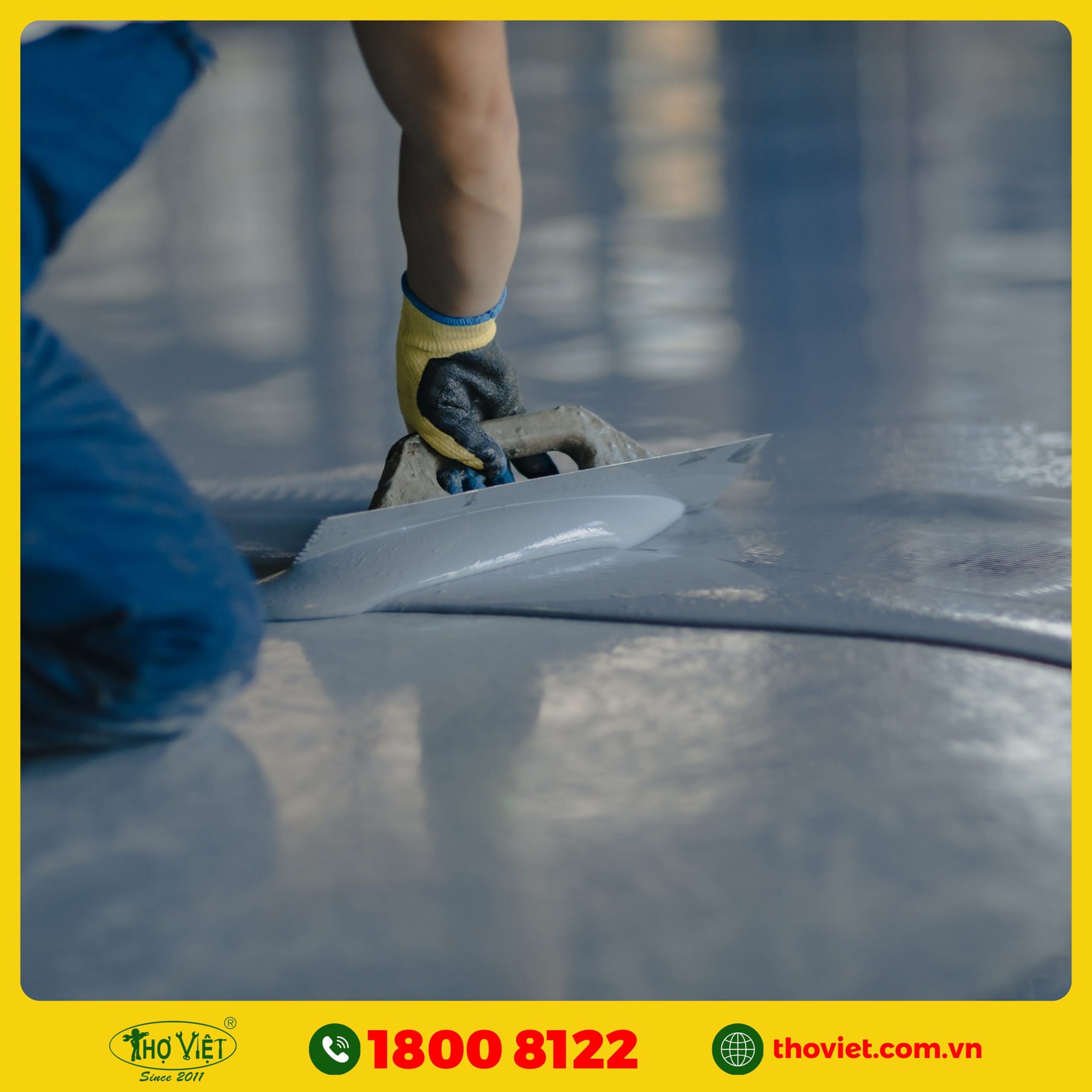 nên chọn Thợ Việt thi công sơn sàn Epoxy