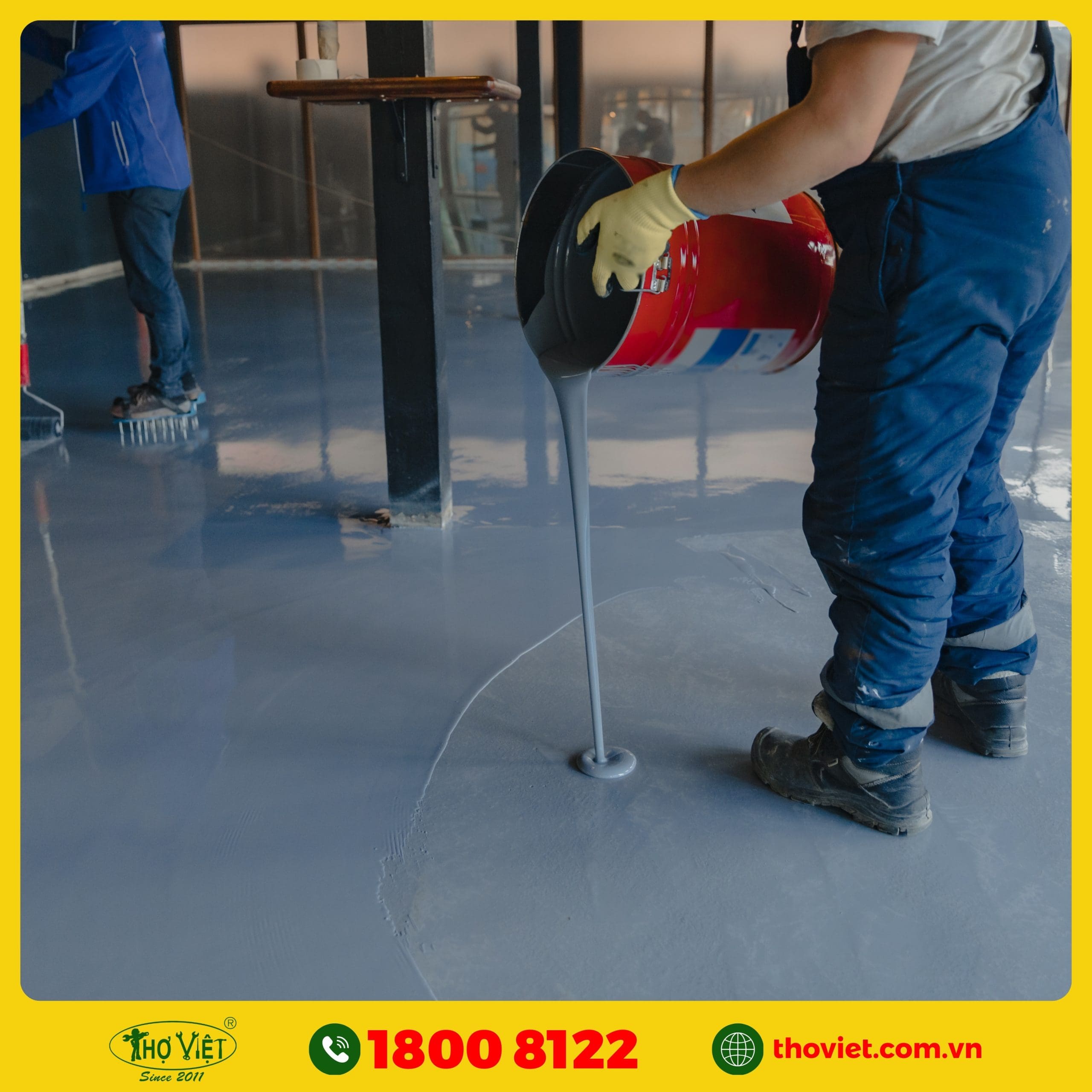 nên chọn Thợ Việt thi công sơn sàn Epoxy