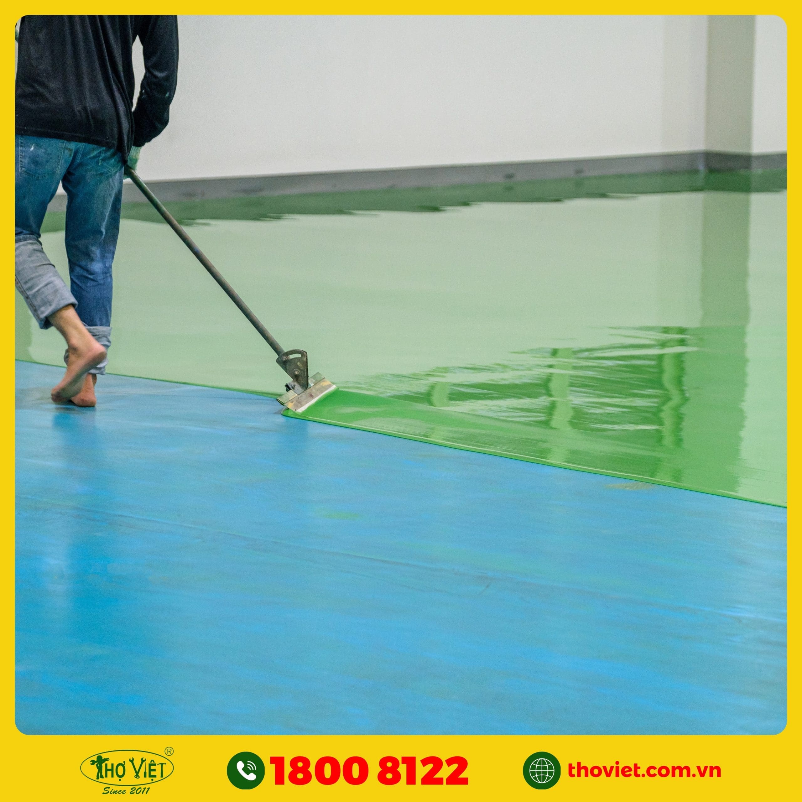 nên chọn Thợ Việt thi công sơn sàn Epoxy