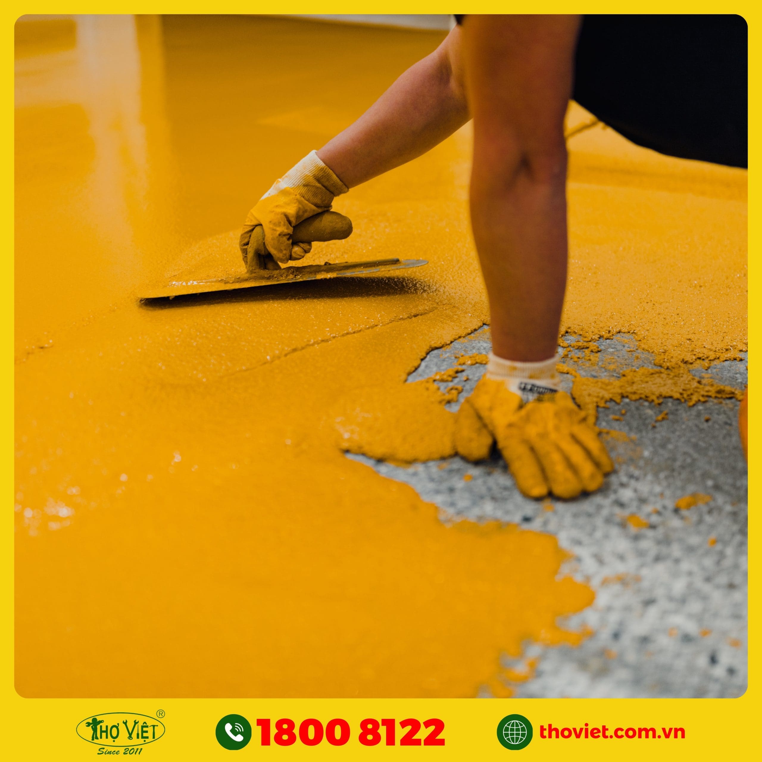 nên chọn Thợ Việt thi công sơn sàn Epoxy