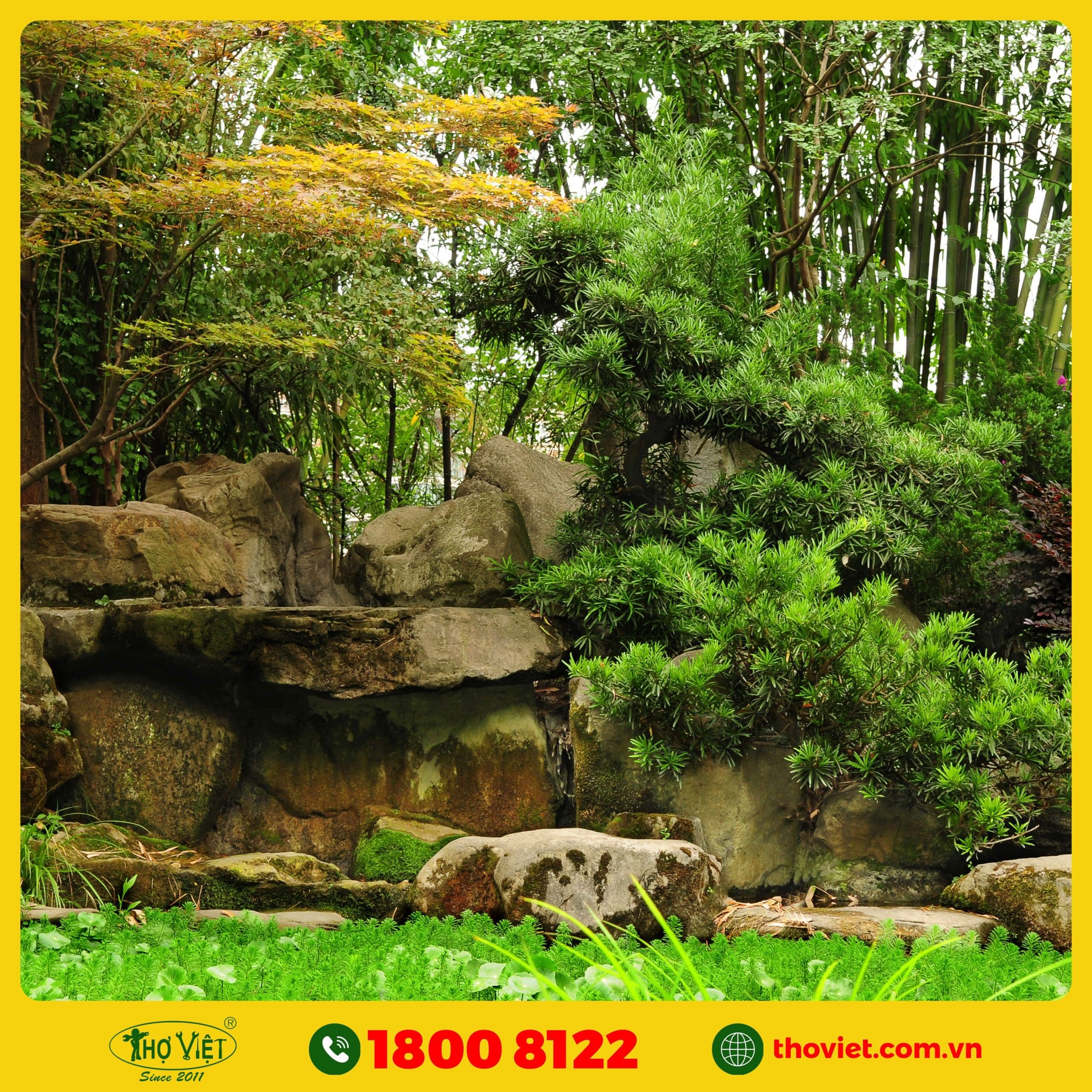 nên chọn Thợ Việt thi công tiểu cảnh sân vườn
