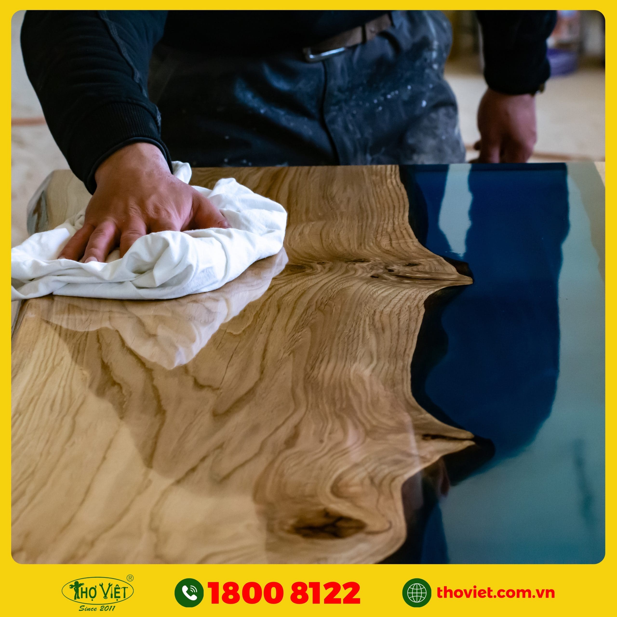 nên chọn Thợ Việt vệ sinh sàn Epoxy