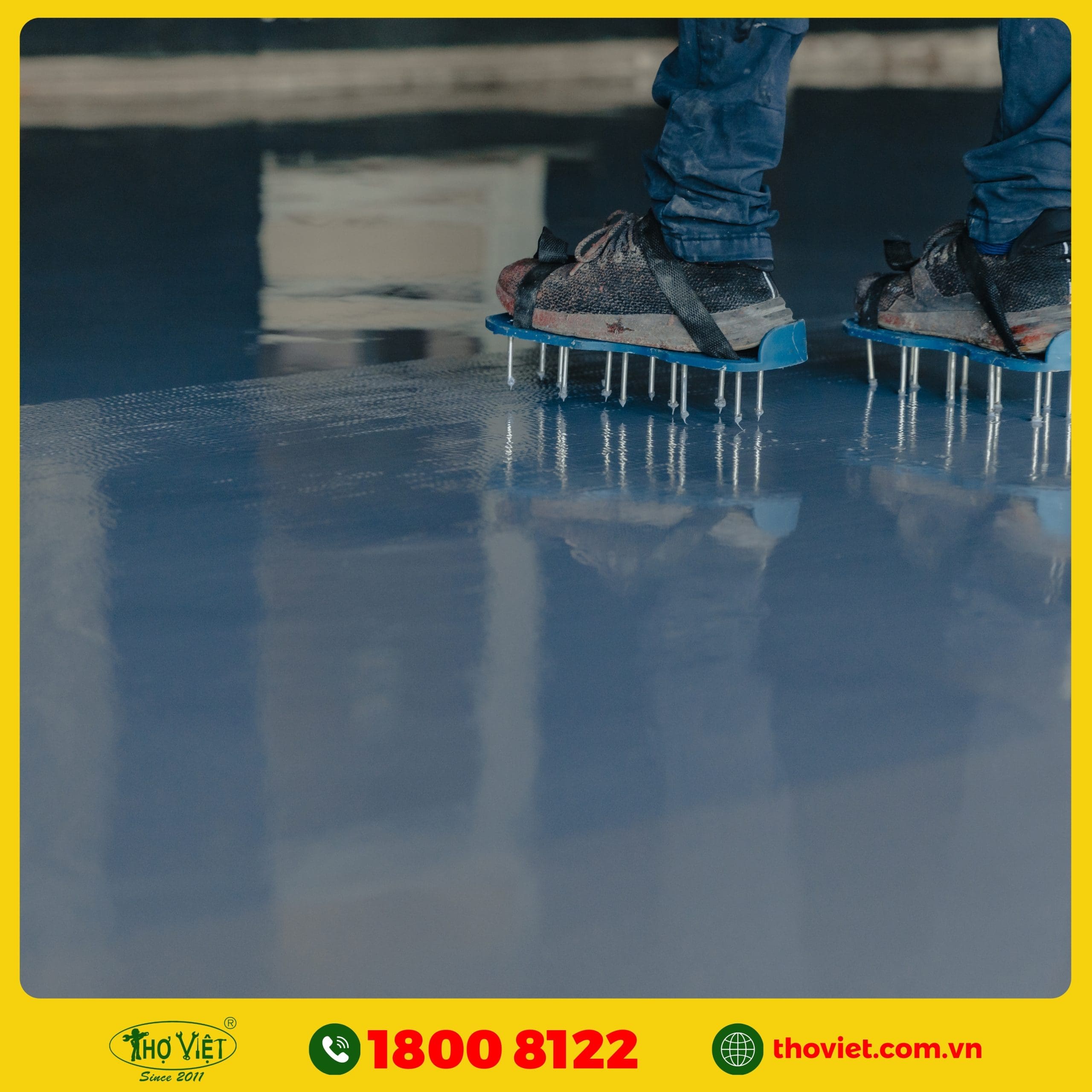 nên chọn Thợ Việt vệ sinh sàn Epoxy