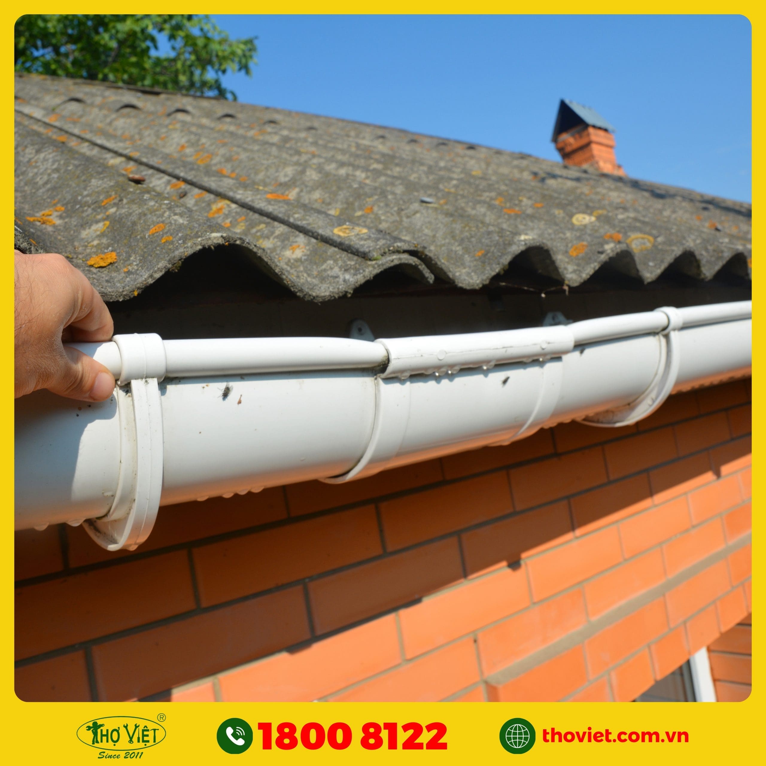 nên chọn Thợ việt thi công máng xối