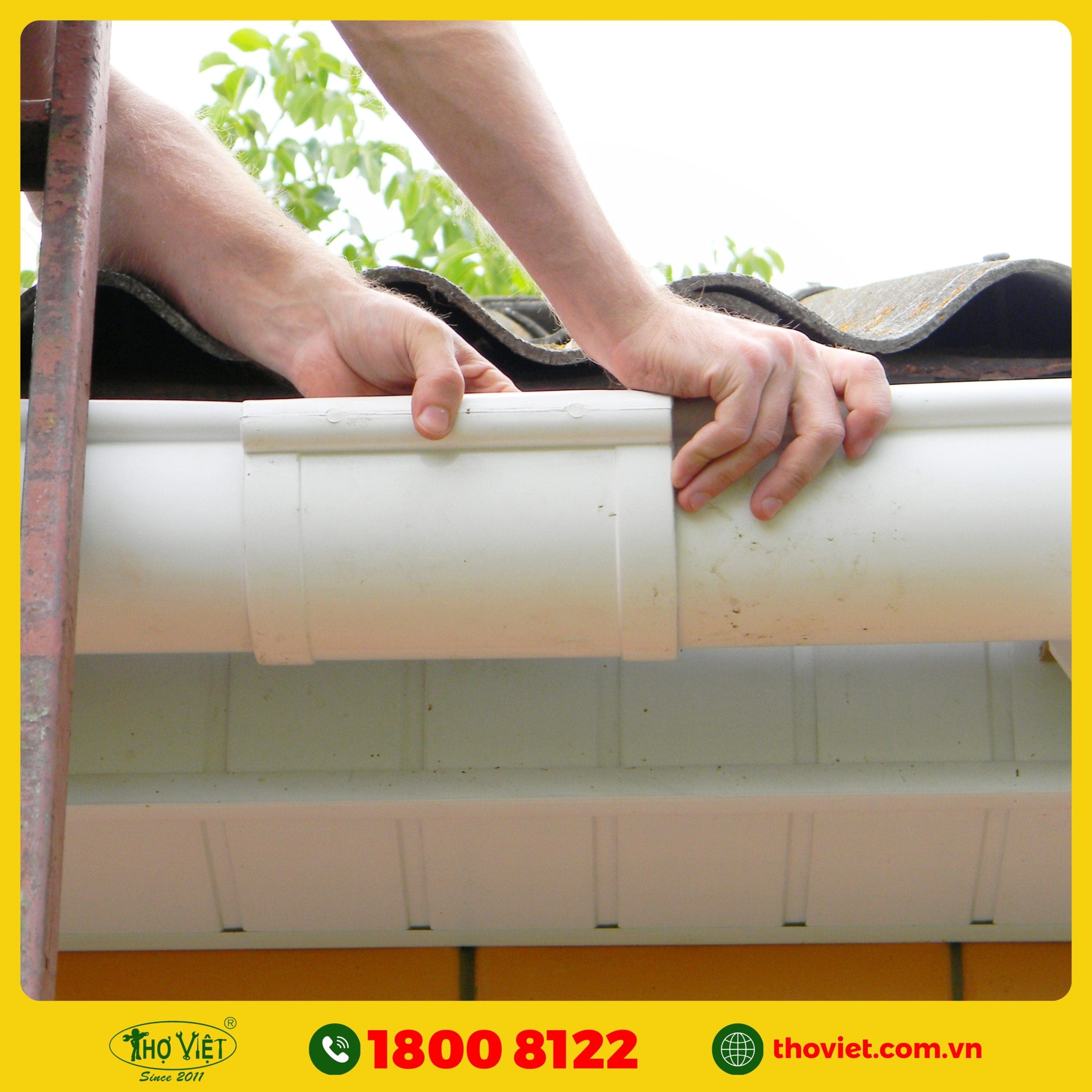 nên chọn Thợ việt thi công máng xối