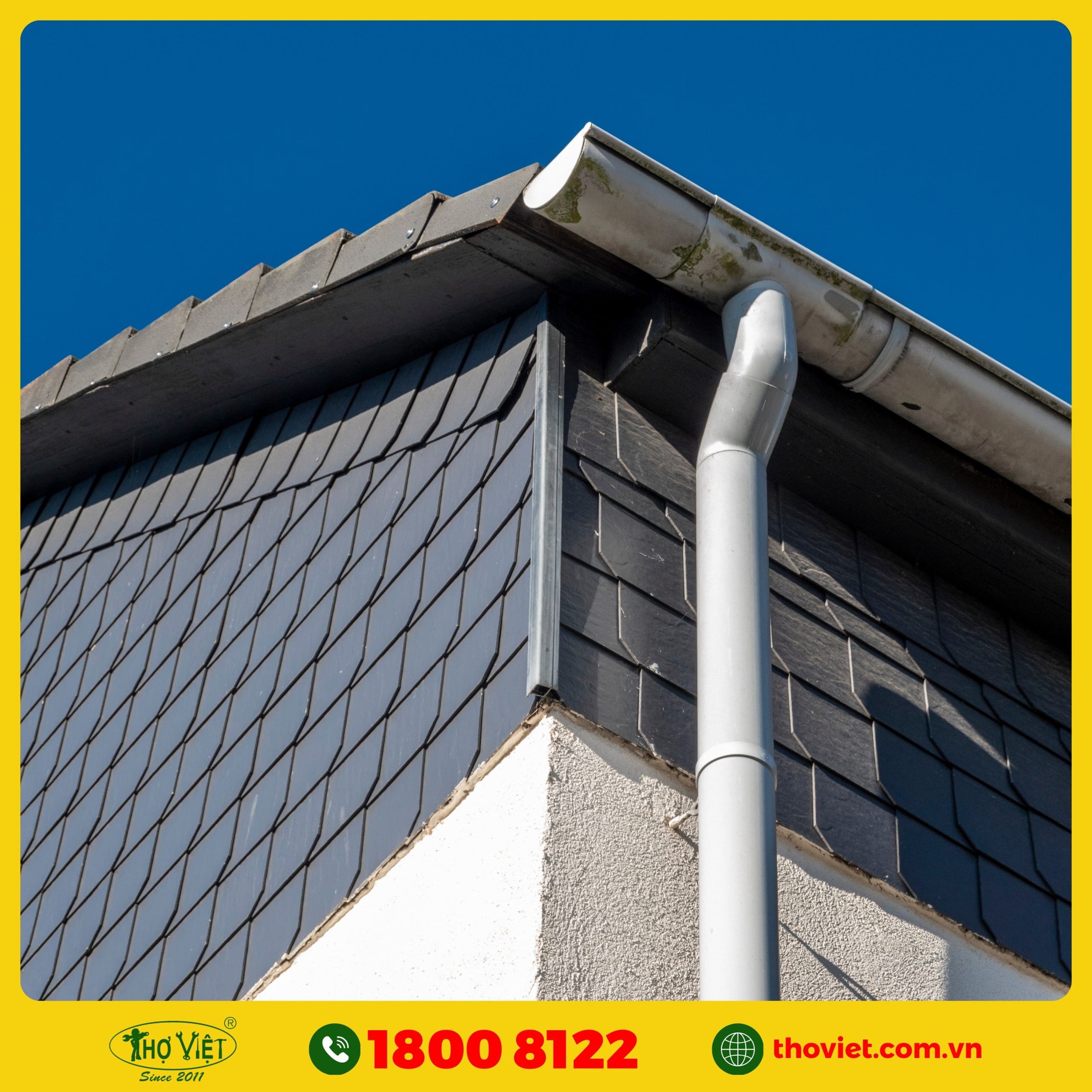 nên chọn Thợ việt thi công máng xối