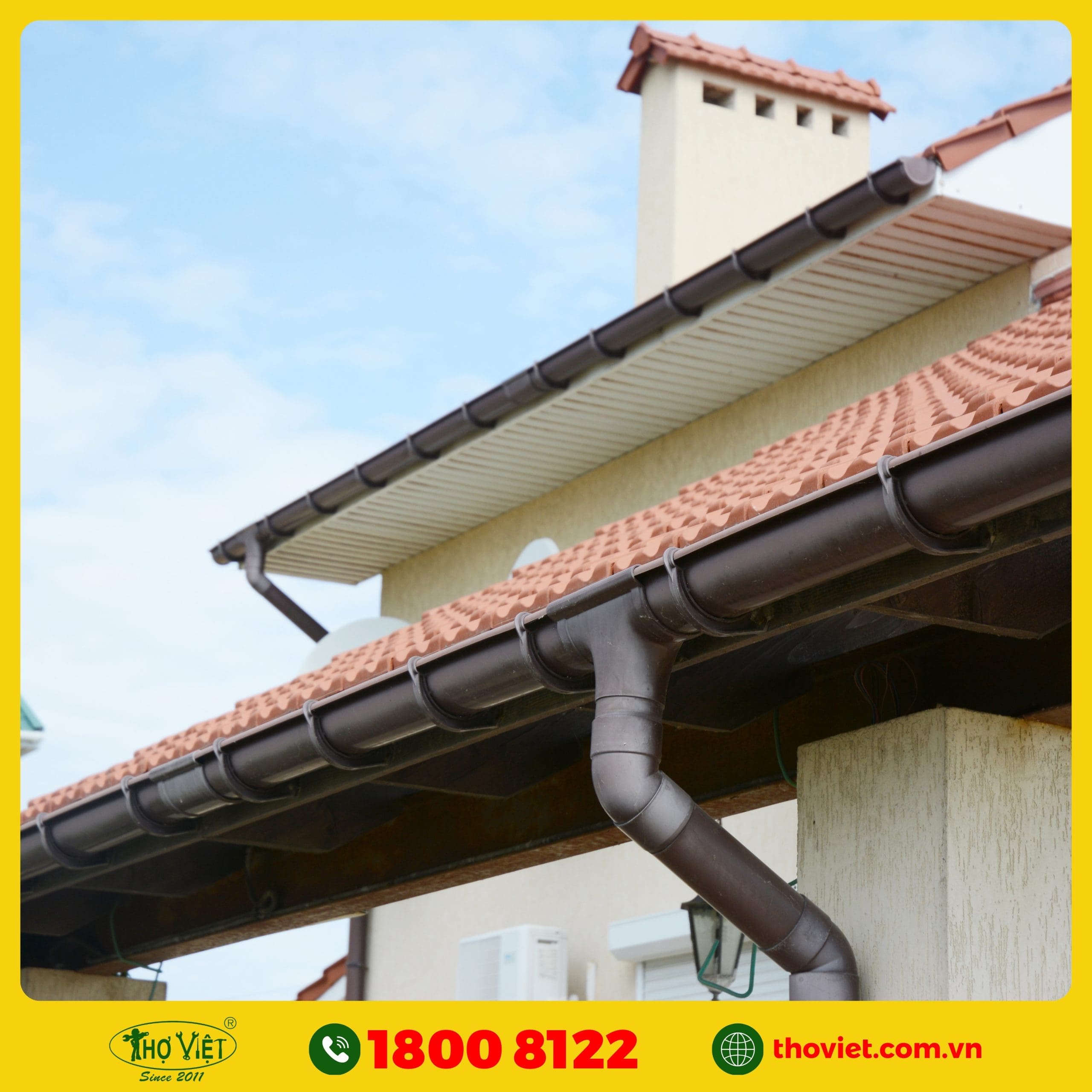 nên chọn Thợ việt thi công máng xối