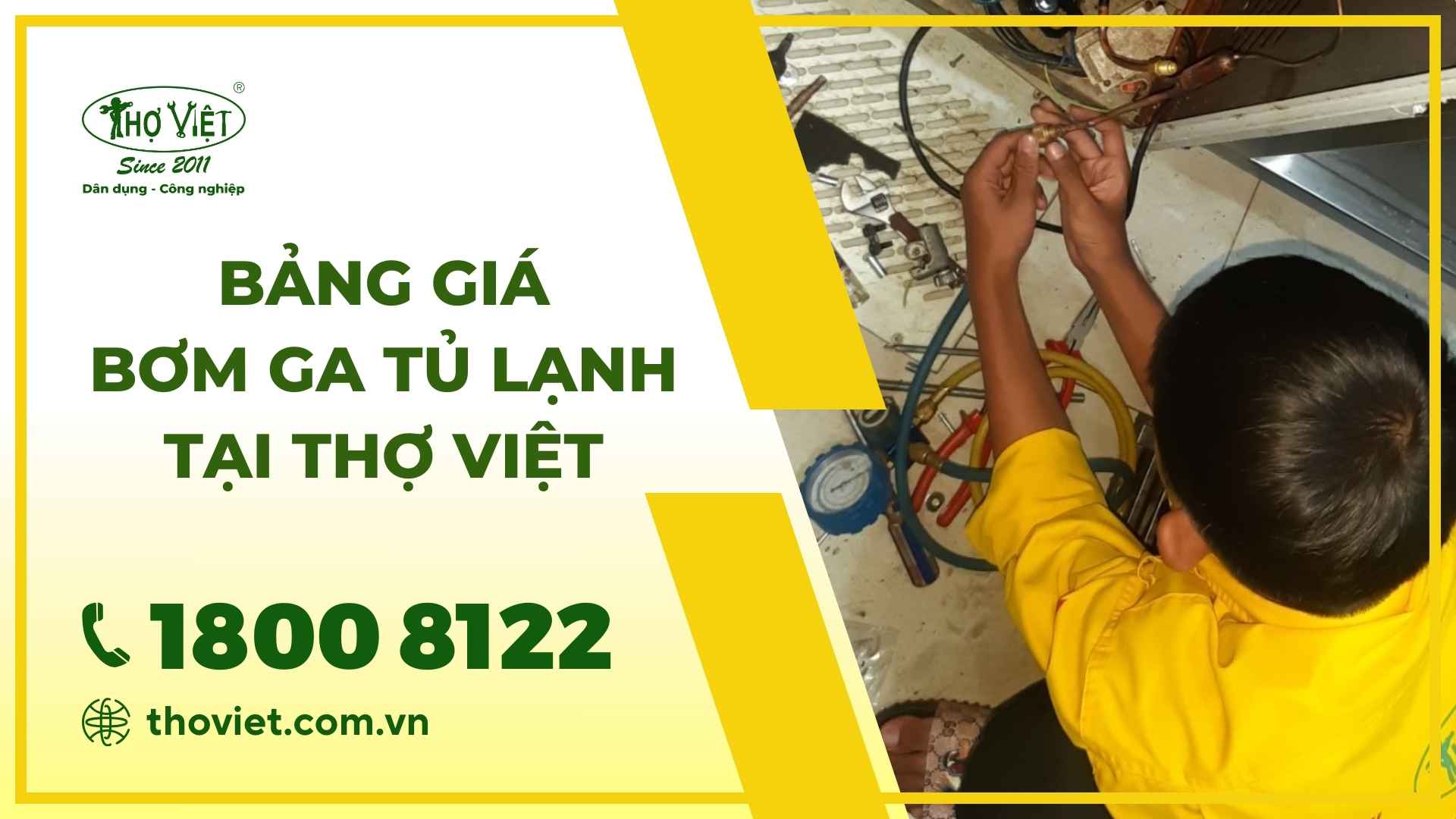 Bảng giá bơm ga tủ lạnh