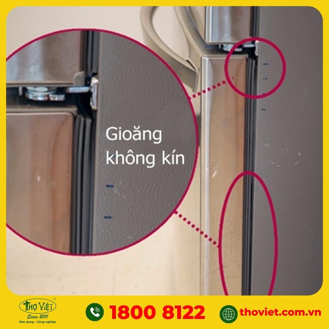Cách sửa gioăng tủ lạnh