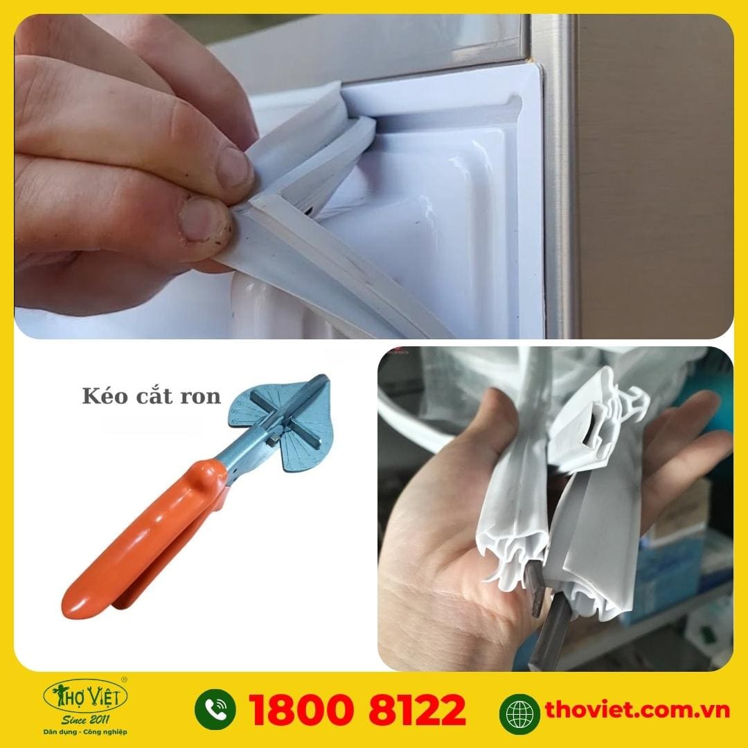 Các bước thực hiện thay ron tủ lạnh LG