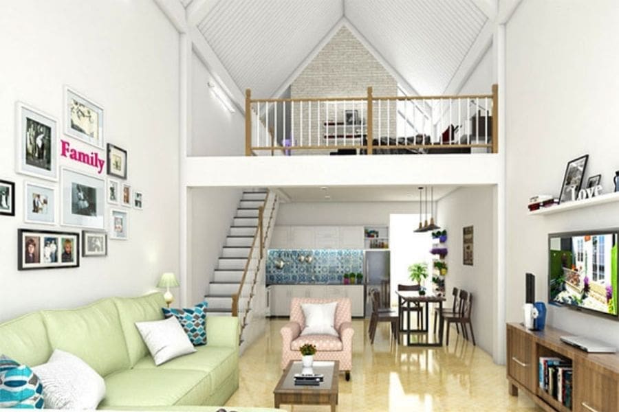 Cải tạo nhà cấp 4 có gác lửng