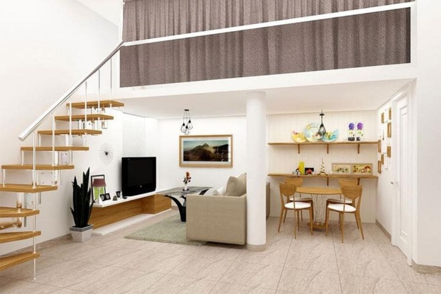 Cải tạo nhà cấp 4 có gác lửng