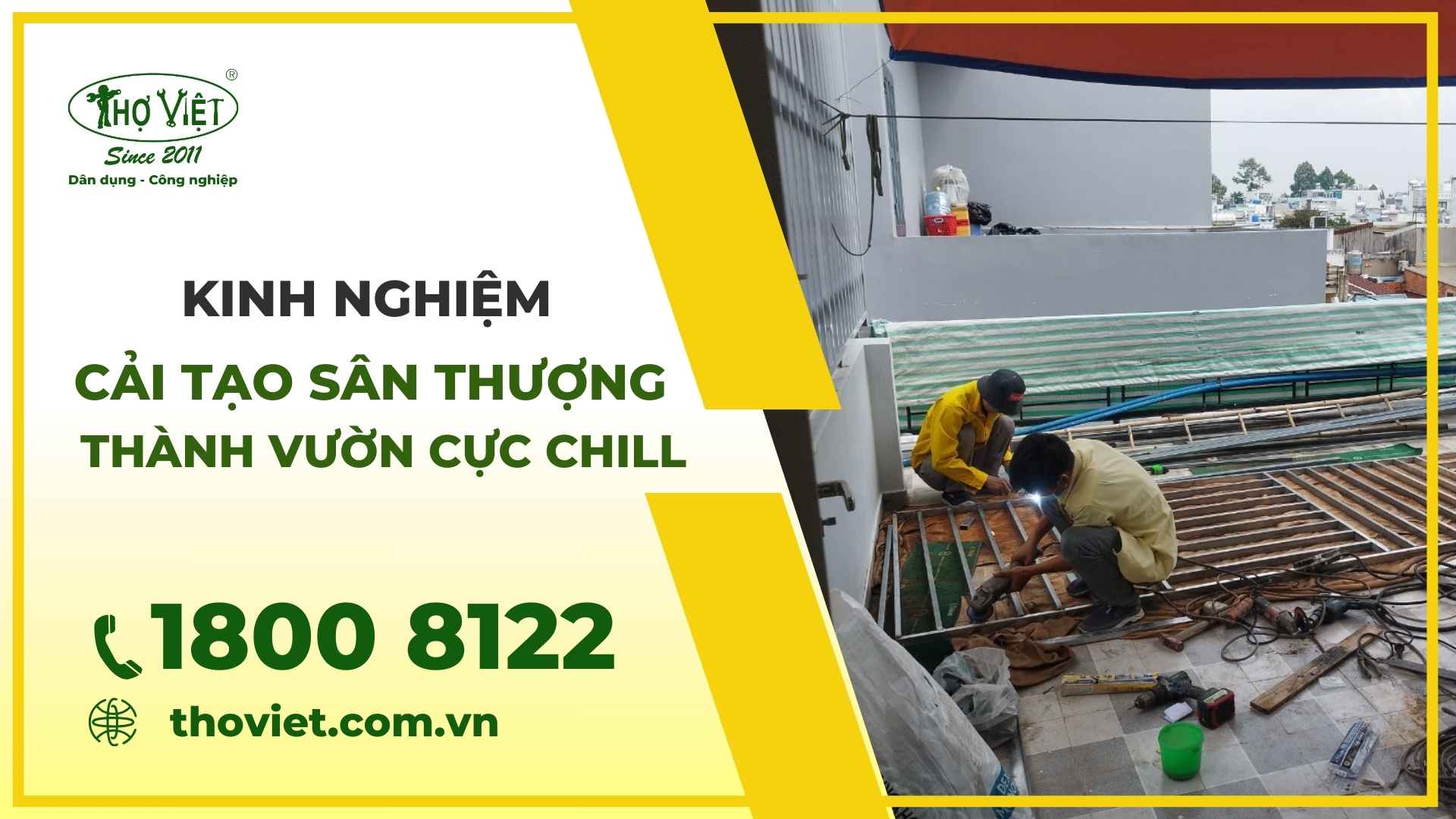 Cải tạo sân thượng