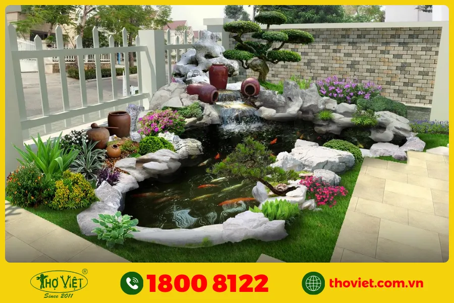 Chống thấm bể cá Koi