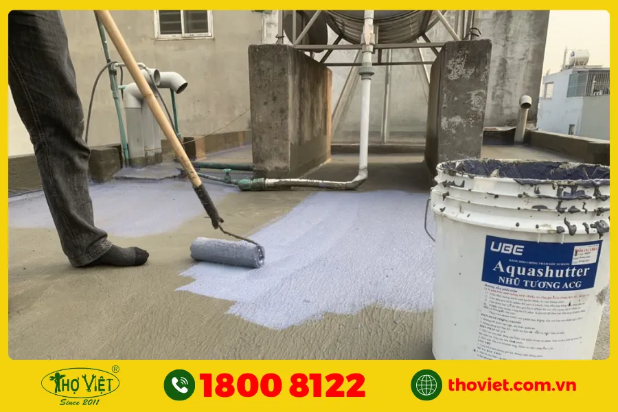 Chống thấm bằng sơn gốc xi măng – polymer