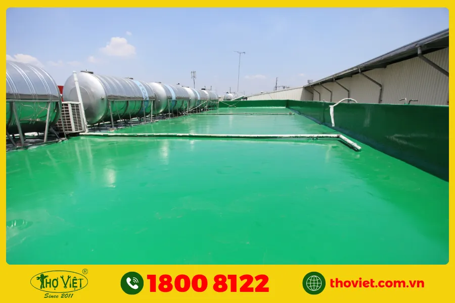 Dùng sơn chống thấm Epoxy
