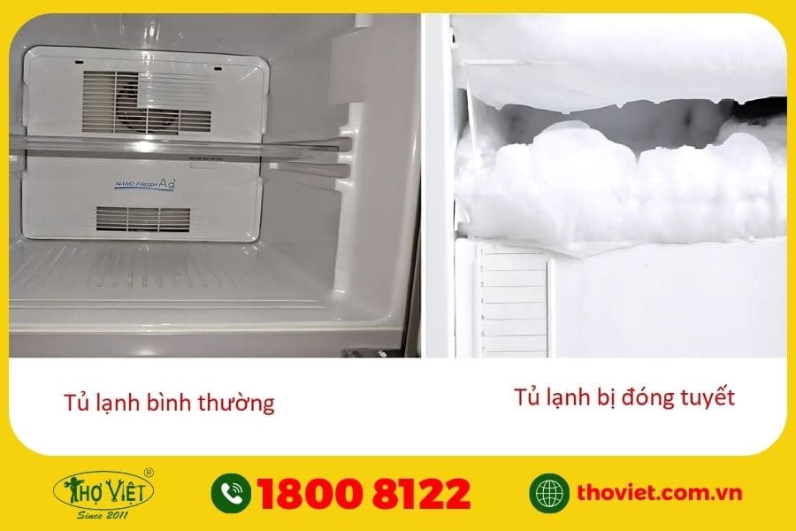 Dàn lạnh bị đóng tuyết