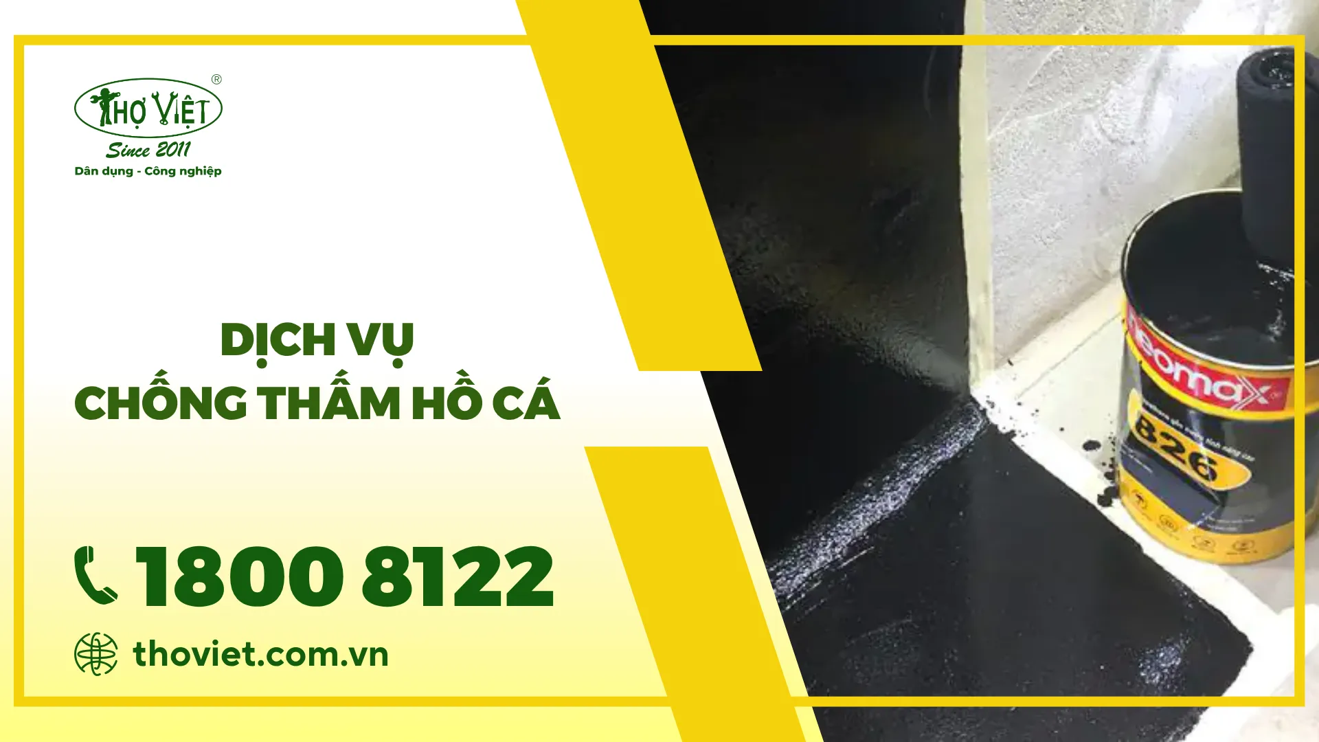 Dịch vụ chống thấm hồ cá tại TP.HCM & Các tỉnh lân cận