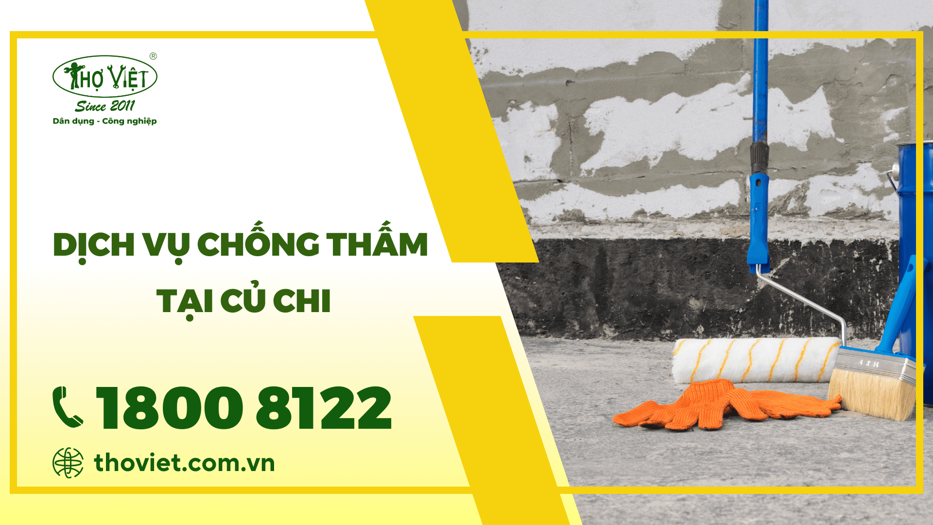 dịch vụ chống thấm tại Củ Chi