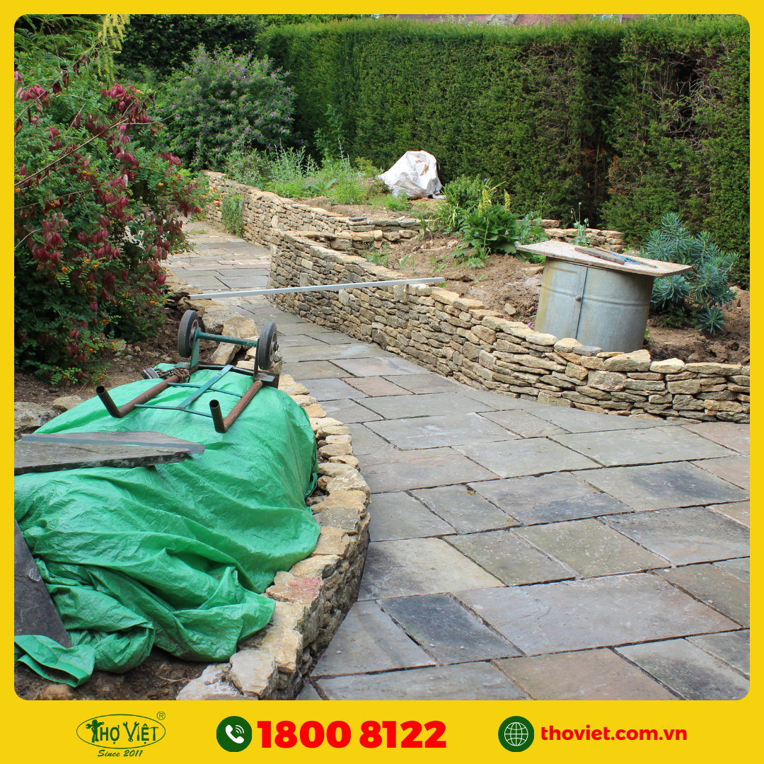 dịch vụ thi công tiểu cảnh sân vườn