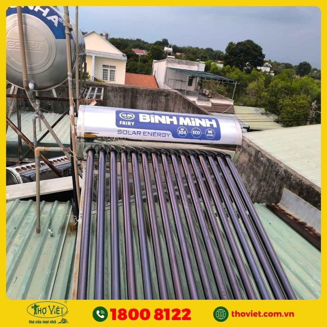 Đơn vị lắp đặt máy nước nóng năng lượng mặt trời tại quận Tân Phú
