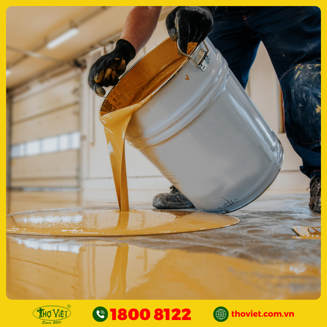 hạng mục thi công sơn sàn Epoxy
