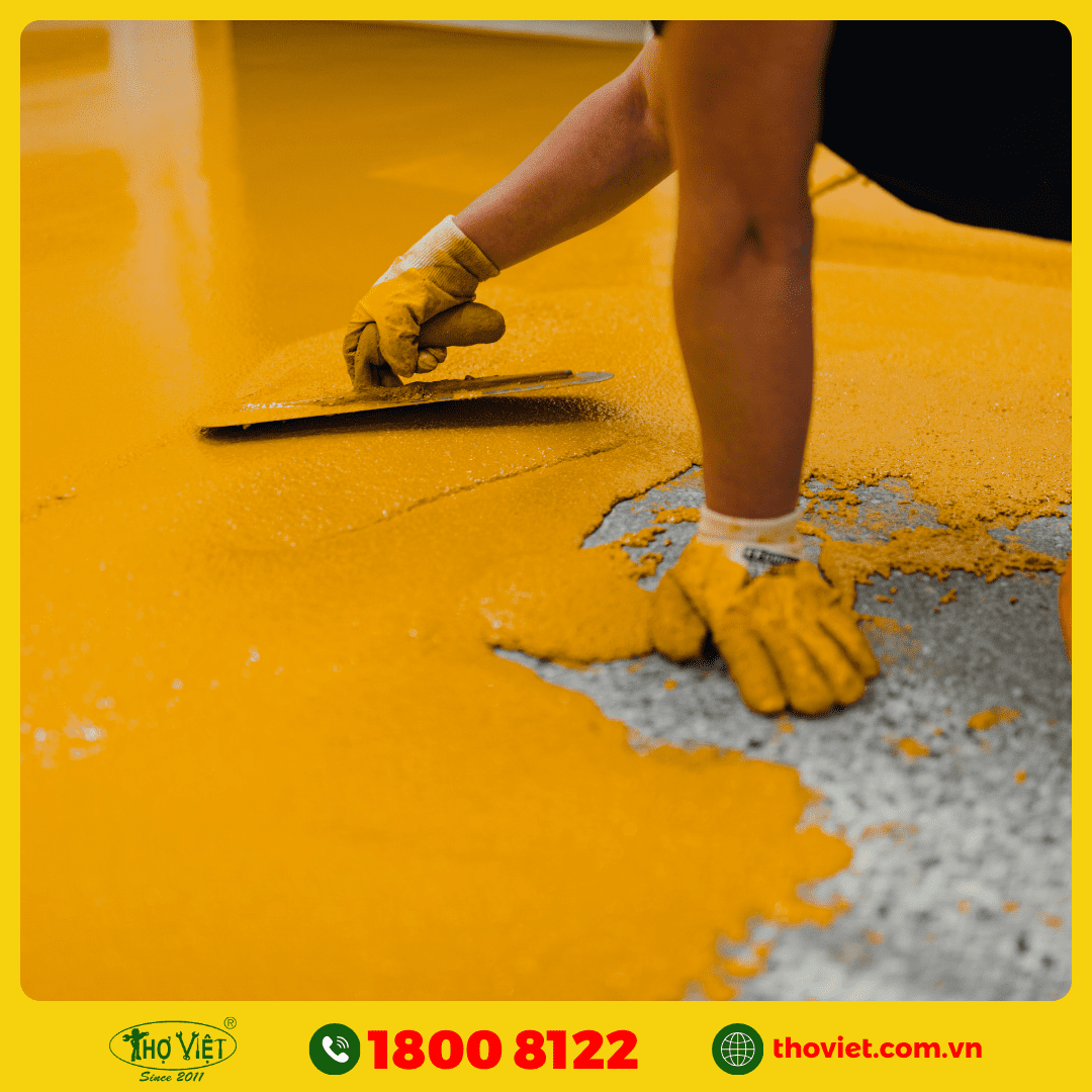 hạng mục thi công sơn sàn Epoxy