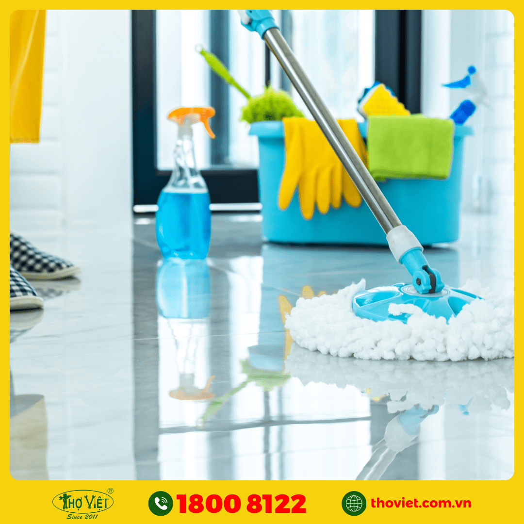 hạng mục vệ sinh sàn Epoxy