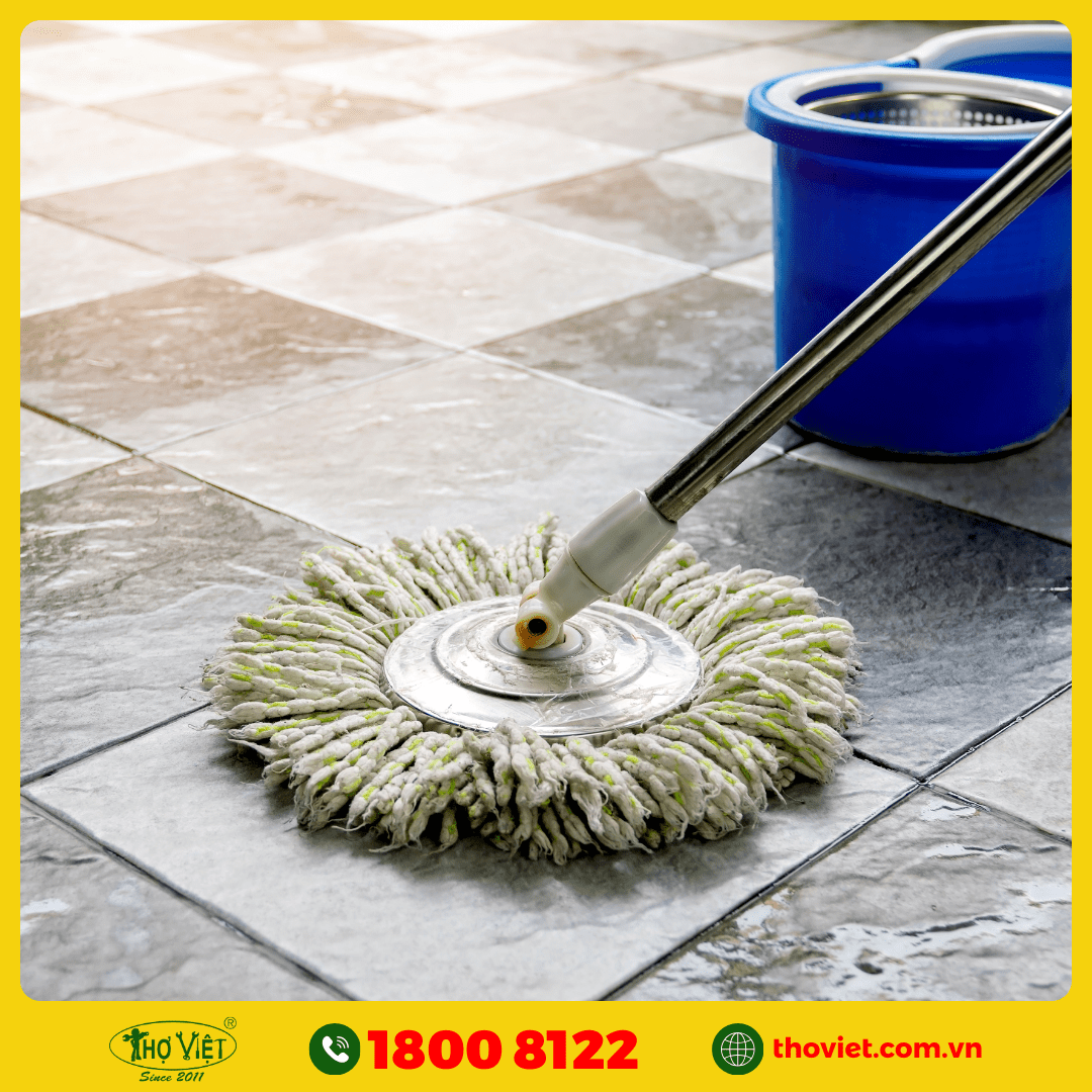 hạng mục vệ sinh sàn Epoxy