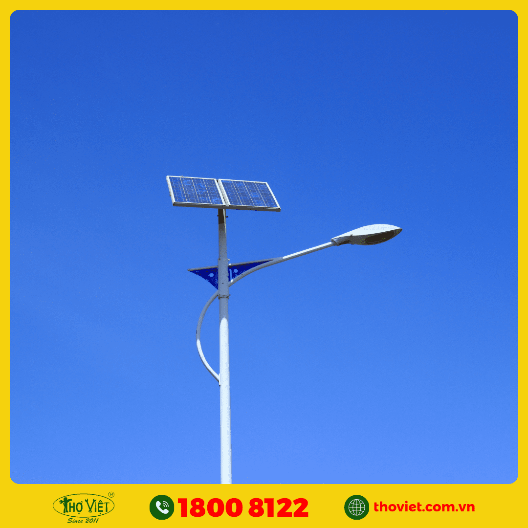 lắp đèn năng lượng mặt trời