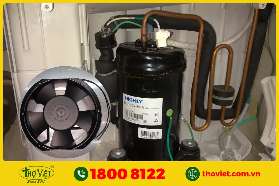 Kiểm tra quạt & máy nén