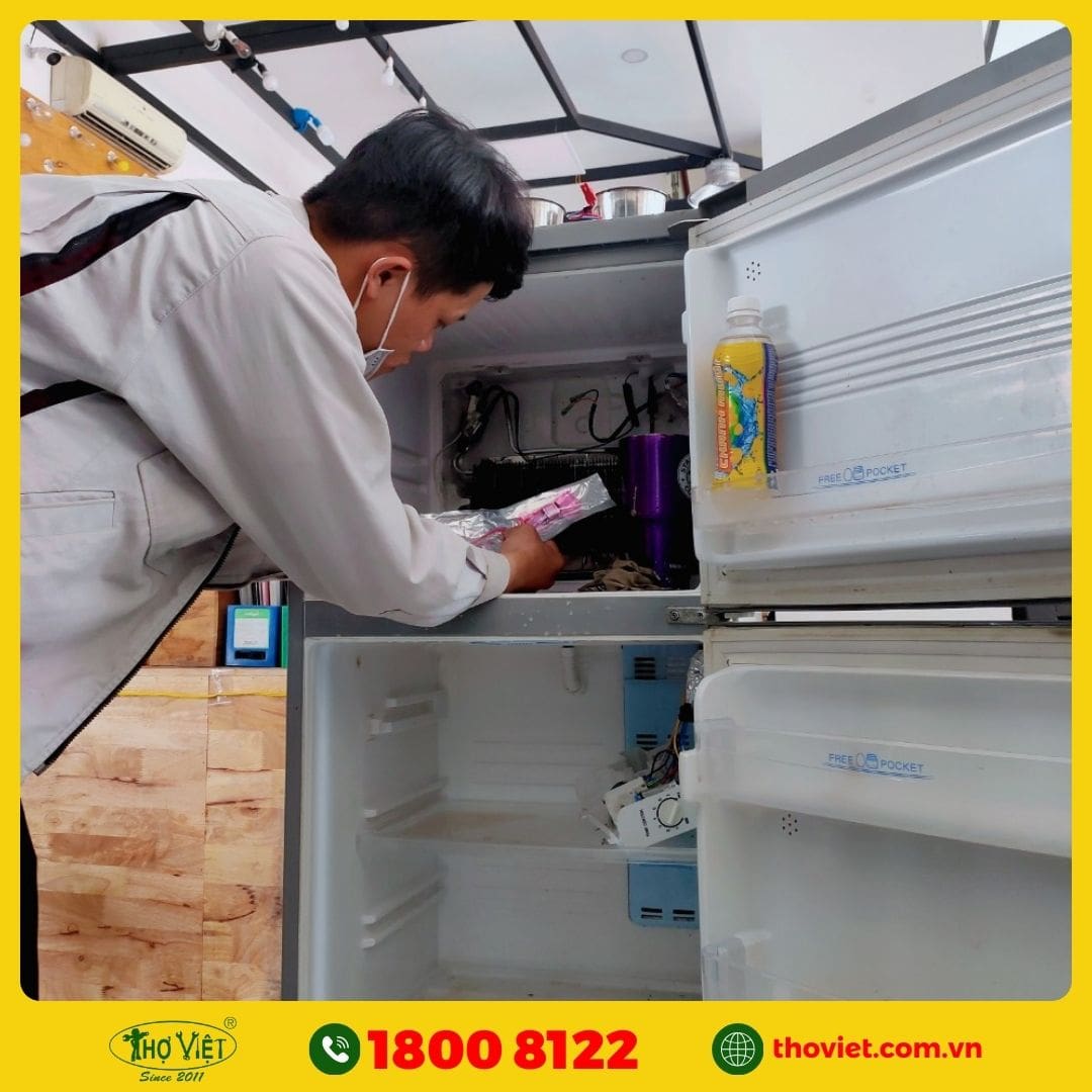 Quy trình sửa tủ lạnh midea