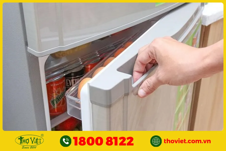 Kiểm tra độ khít của gioăng tủ lạnh Toshiba