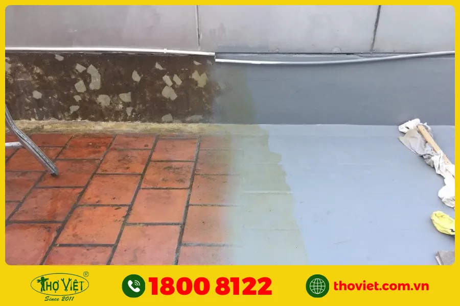 Lưu ý trong quá trình dùng sơn Epoxy chống thấm