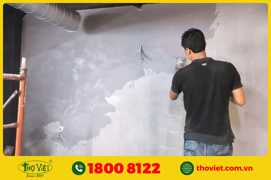 Hướng dẫn sơn giả bê tông Texture