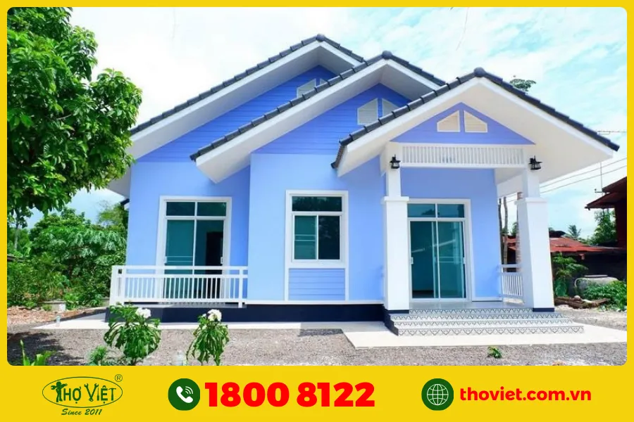 Các mẫu nhà cấp 4 màu xanh được yêu thích nhất 2026