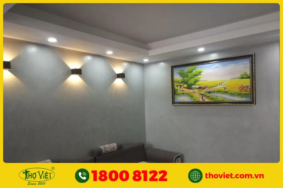 10+ Ý tưởng sơn tường giả bê tông đẹp nhất hiện nay