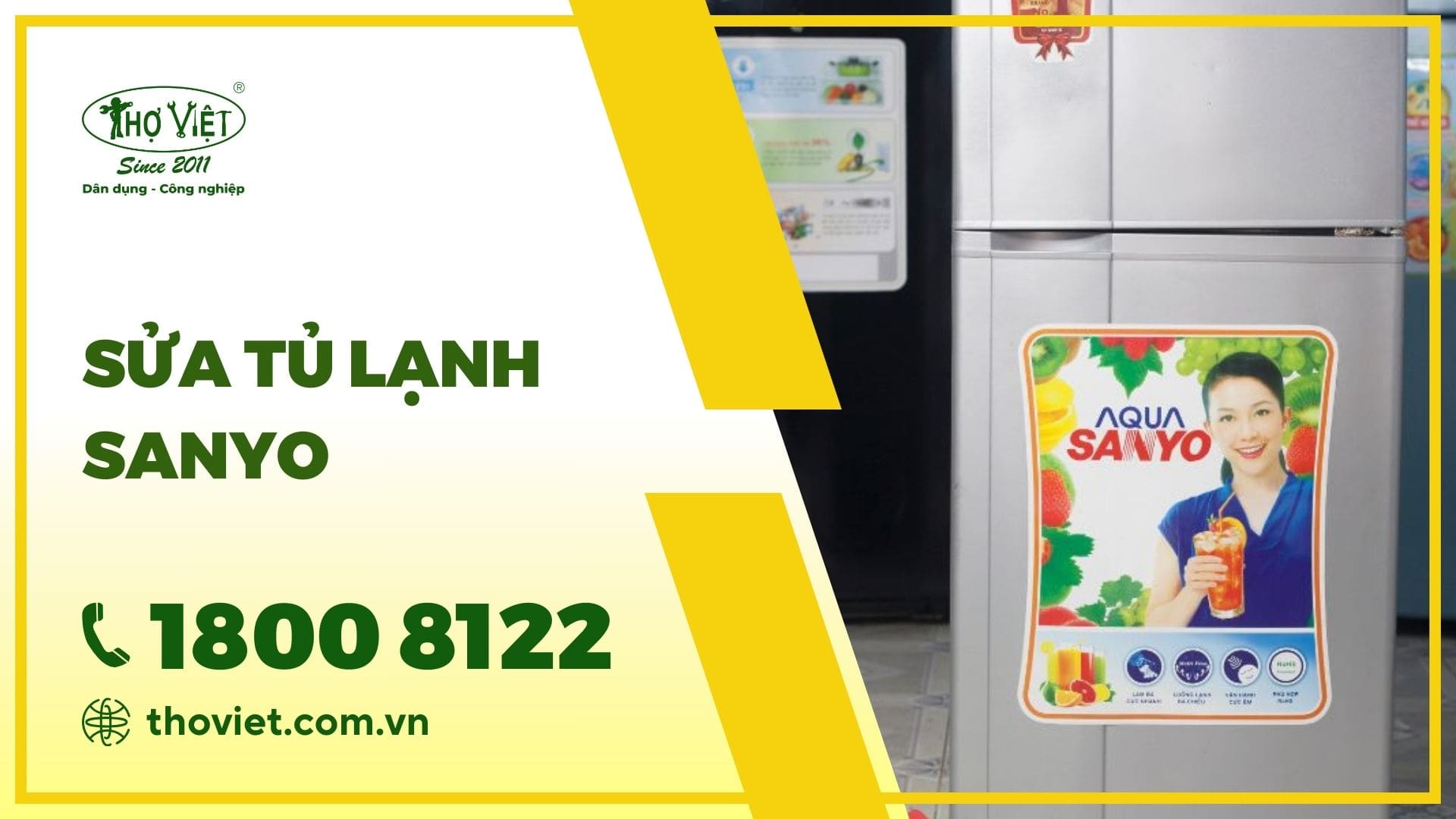 Sửa tủ lạnh sanyo