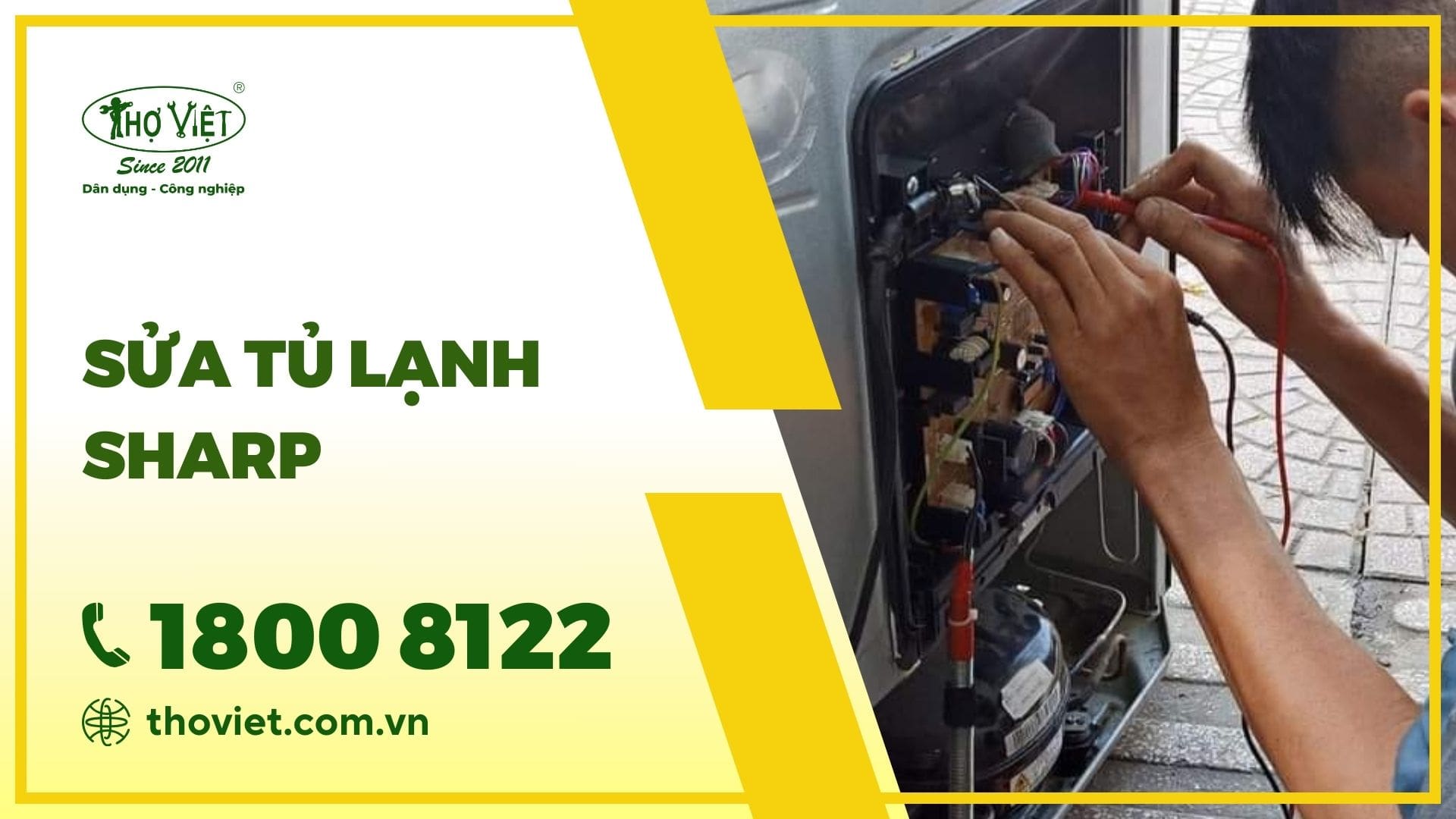 Sửa tủ lạnh Sharp